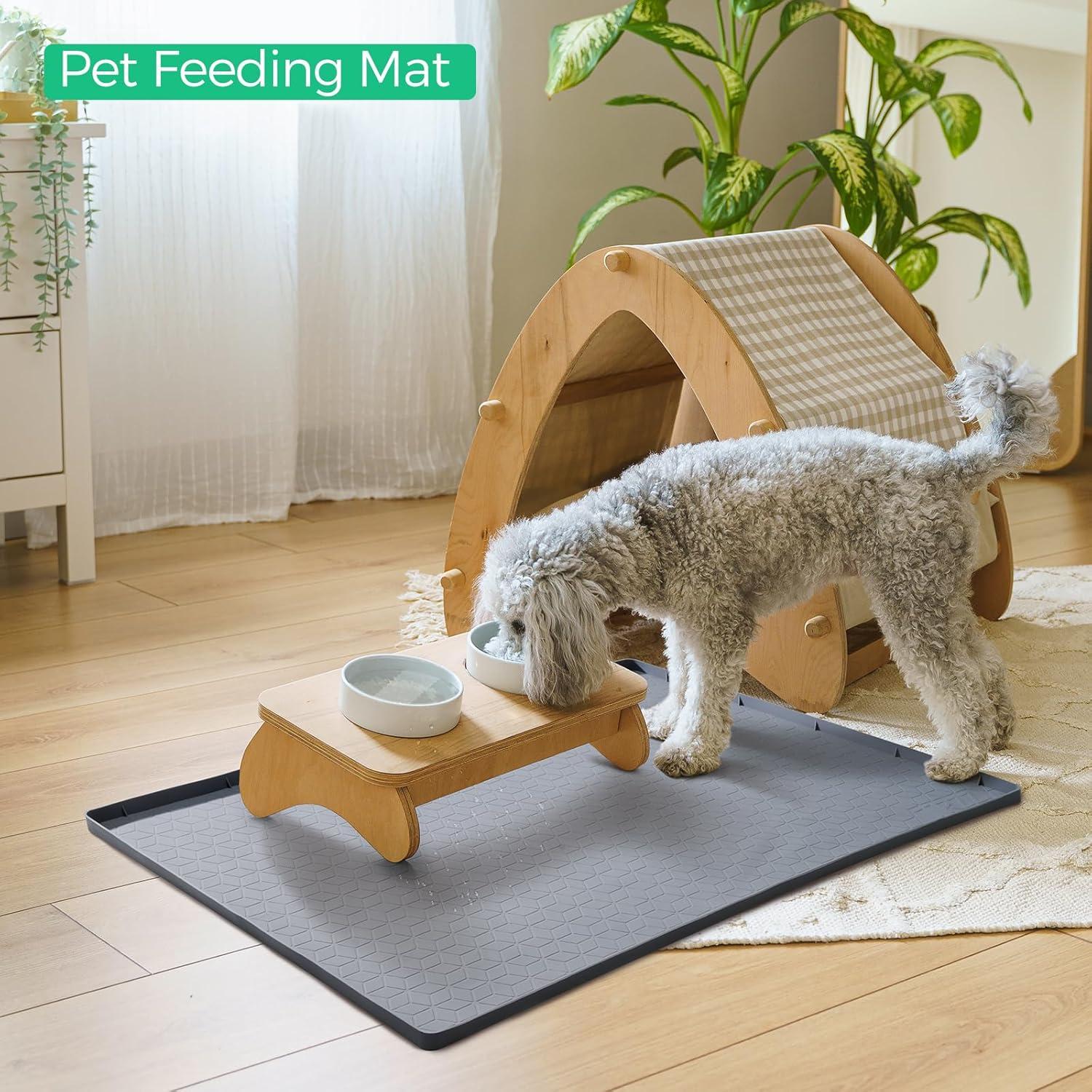 Tapete Impermeable de Silicona TRZZ 86.36x55.88 cm Gris