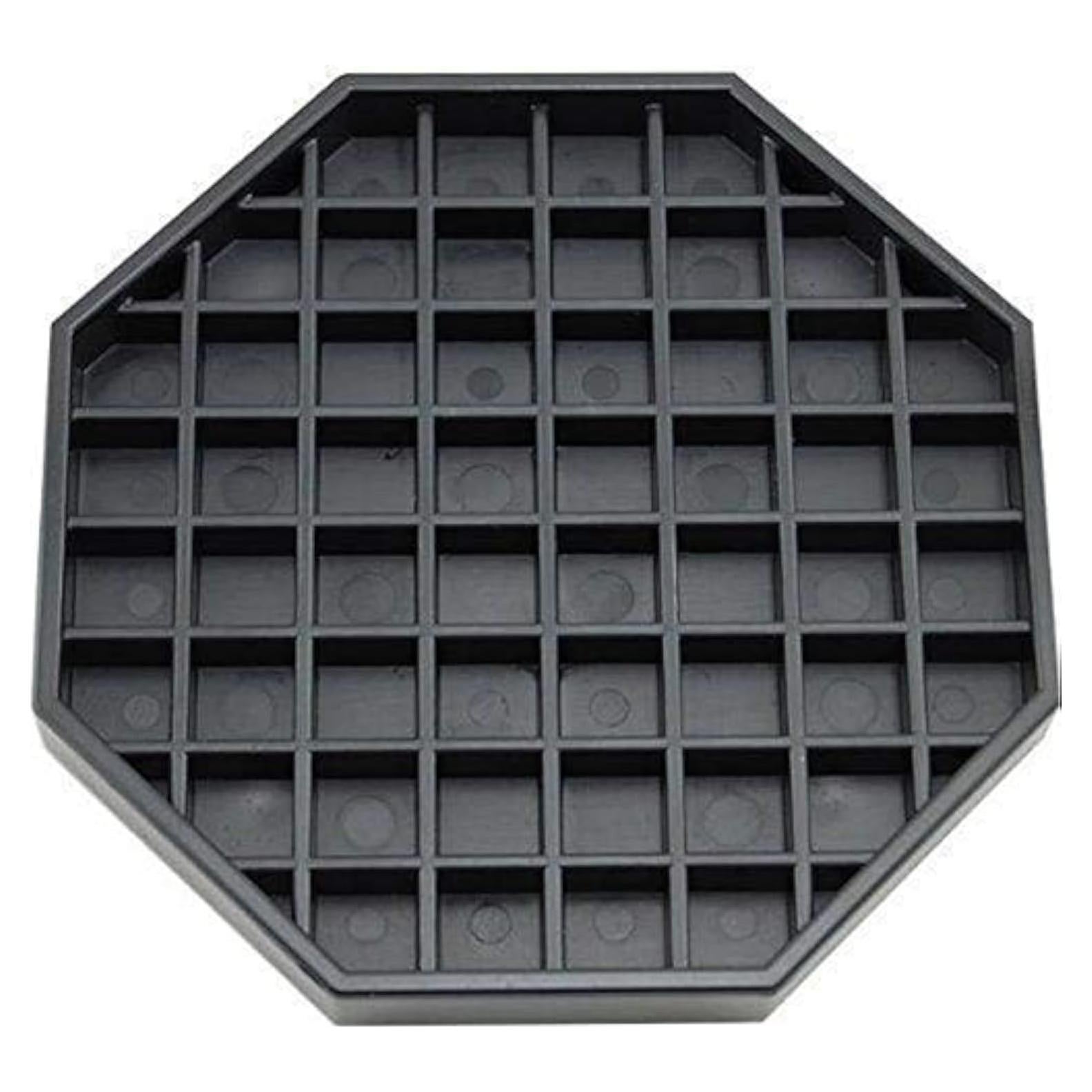 Bandeja de Goteo Octagonal Reunión Feliz 153x153mm Plástico Negro