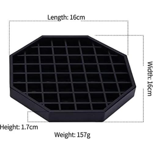 Bandeja de Goteo Octagonal Reunión Feliz 153x153mm Plástico Negro