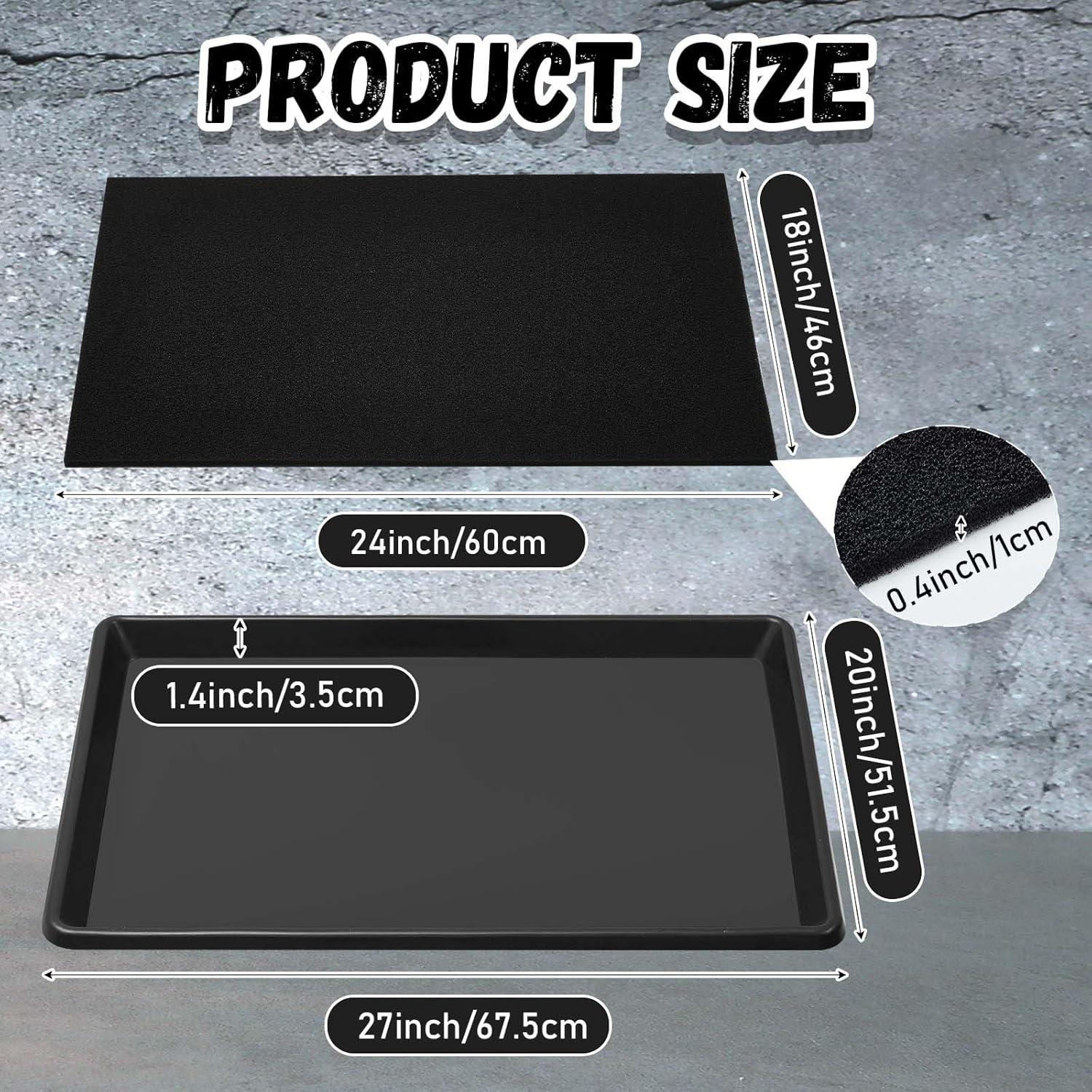 Bandeja de Drenaje de Aceite Uiifan 67.5x51.5 cm con Almohadilla