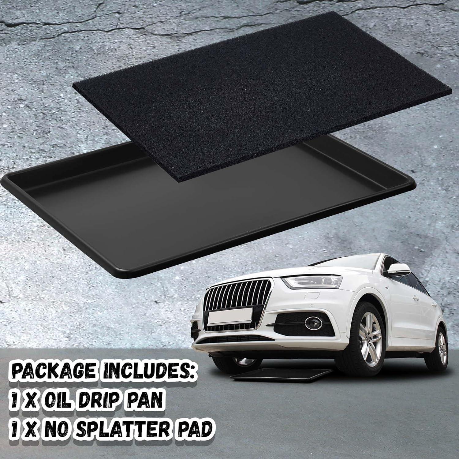 Bandeja de Drenaje de Aceite Uiifan 67.5x51.5 cm con Almohadilla