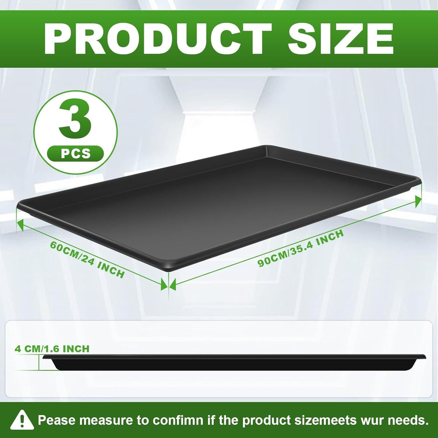 Bandeja de Goteo de Aceite Zejoot 3 Pcs 90x61cm 19L