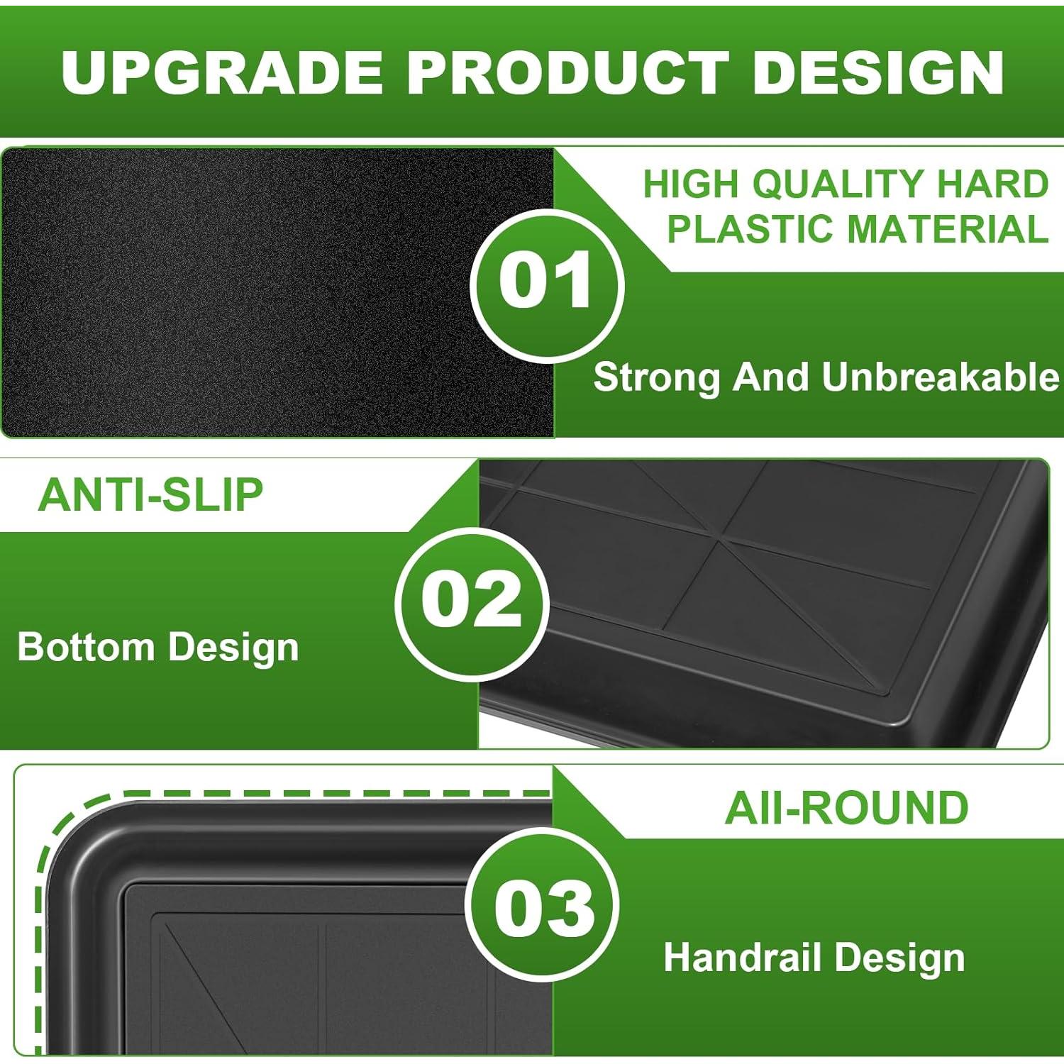 Bandeja de Goteo de Aceite Zejoot 3 Pcs 90x61cm 19L