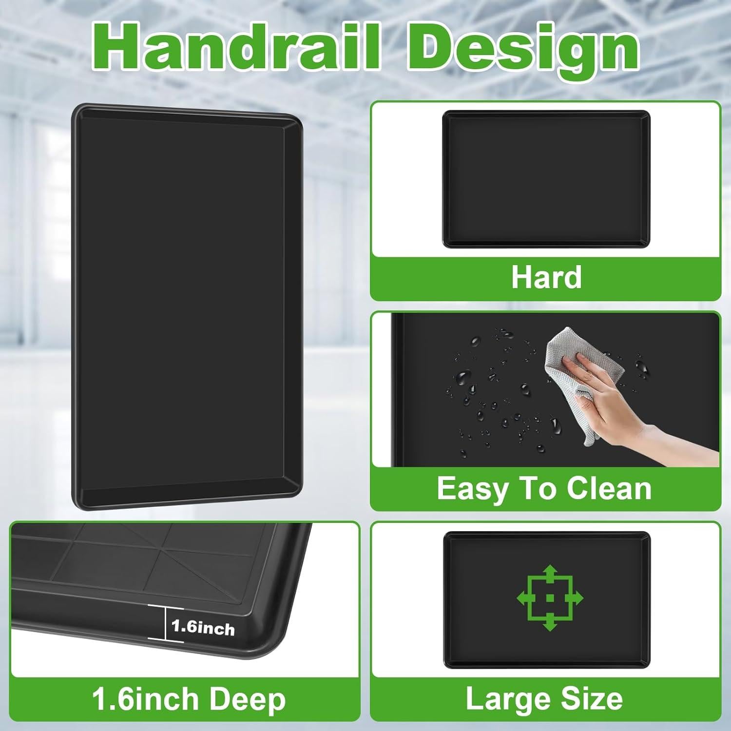 Bandeja de Goteo de Aceite Zejoot 3 Pcs 90x61cm 19L