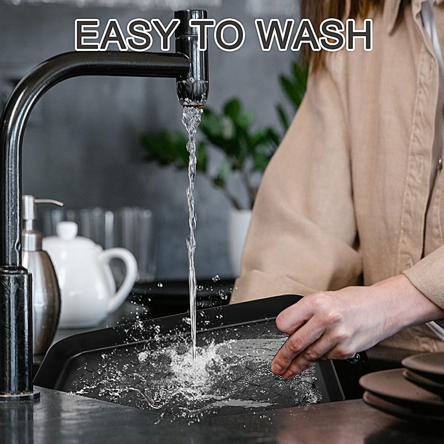 Bandeja de Goteo Bajo el Fregadero 35.1x27.4cm Plástico