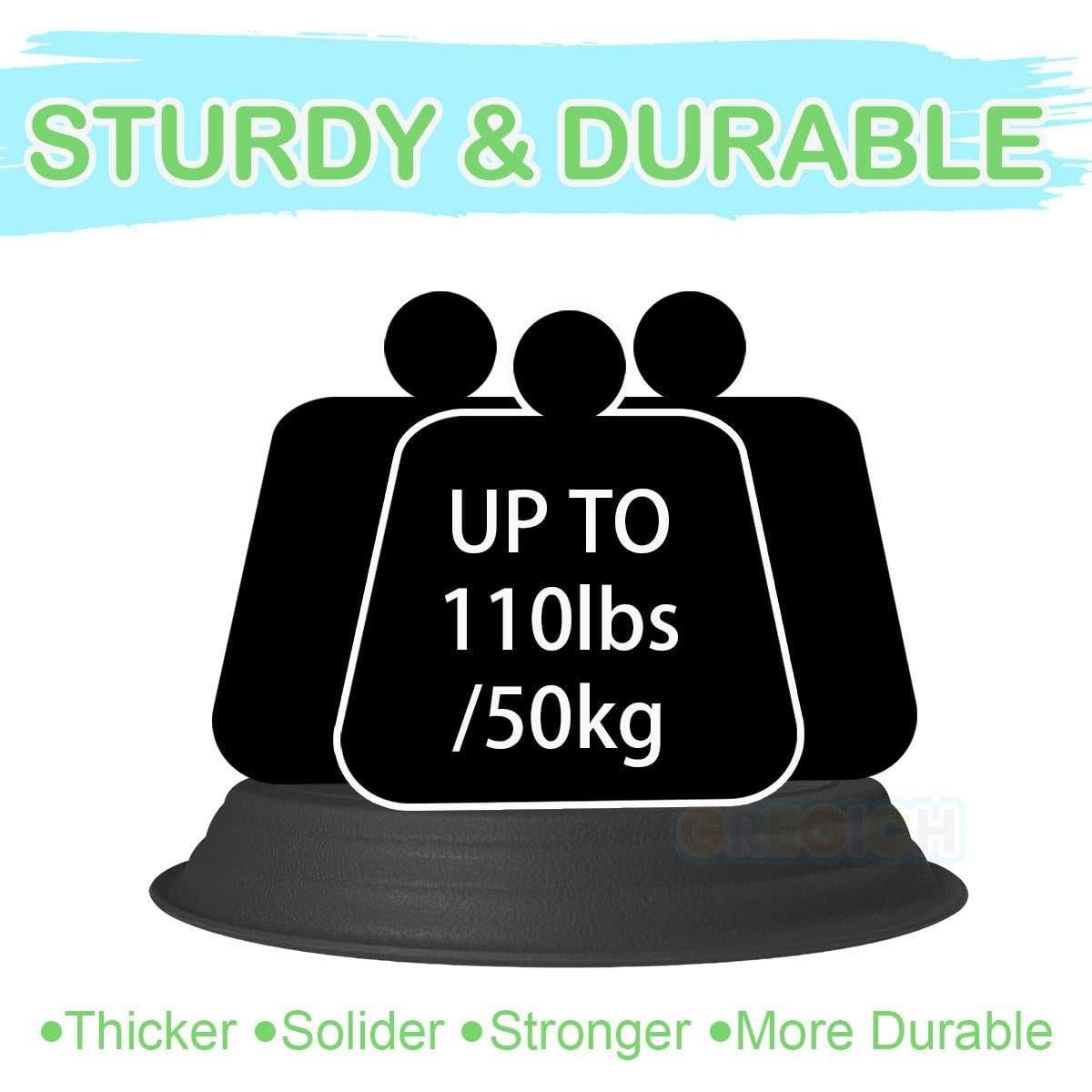 6 Platos de Drenaje para Macetas GREGICH 14.7 cm Negro