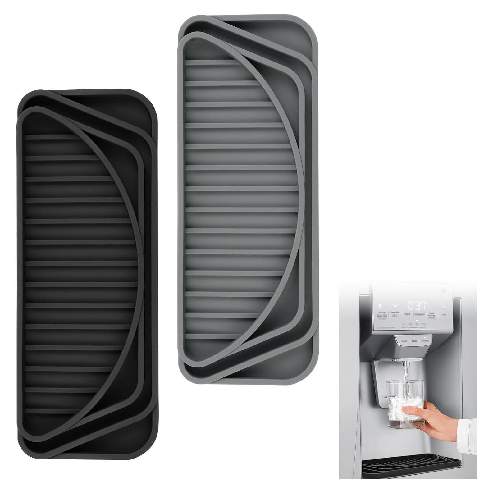 Bandeja de Goteo de Silicona Aolso para Refrigerador 2 Piezas