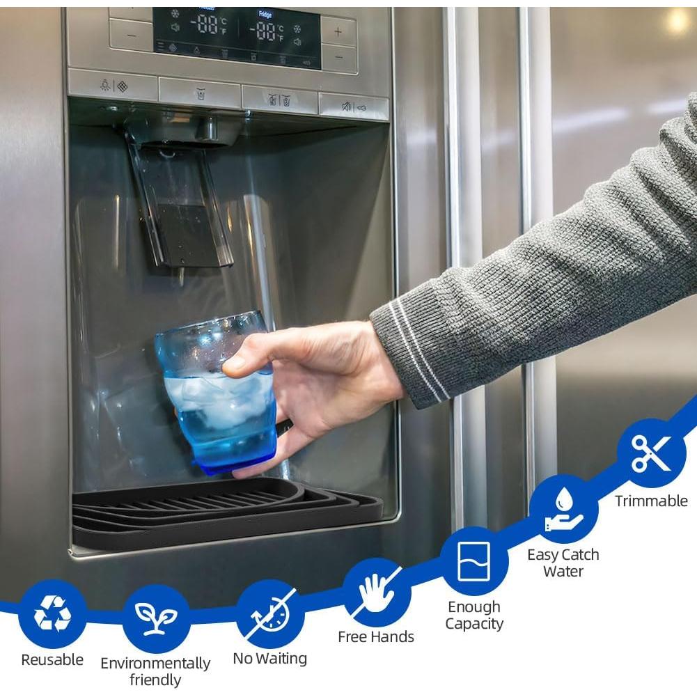 Bandeja de Goteo de Silicona Aolso para Refrigerador 2 Piezas