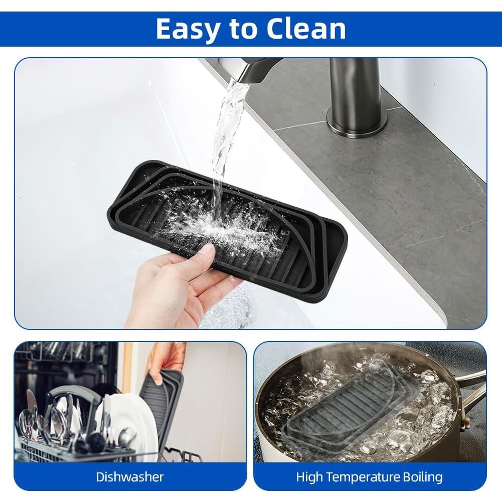 Bandeja de Goteo de Silicona Aolso para Refrigerador 2 Piezas