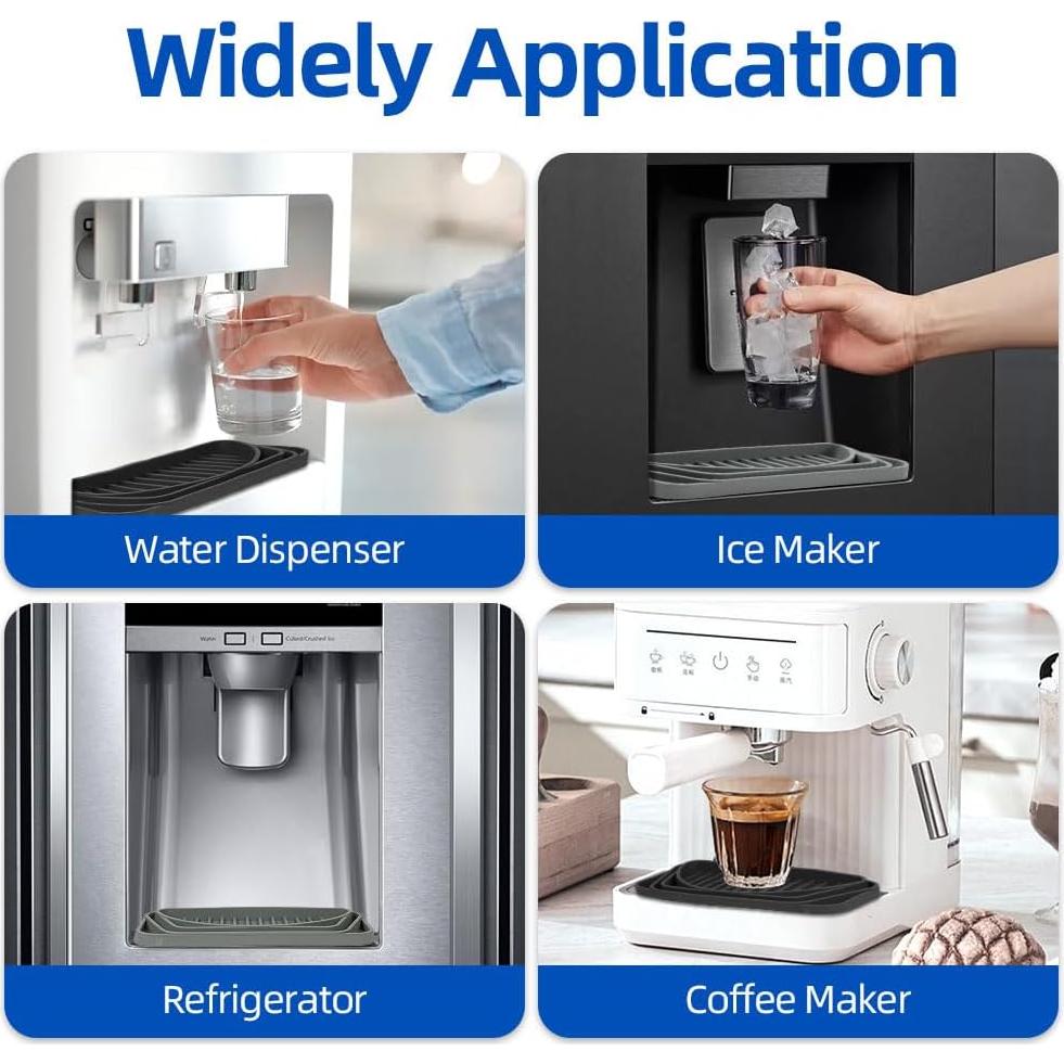 Bandeja de Goteo de Silicona Aolso para Refrigerador 2 Piezas