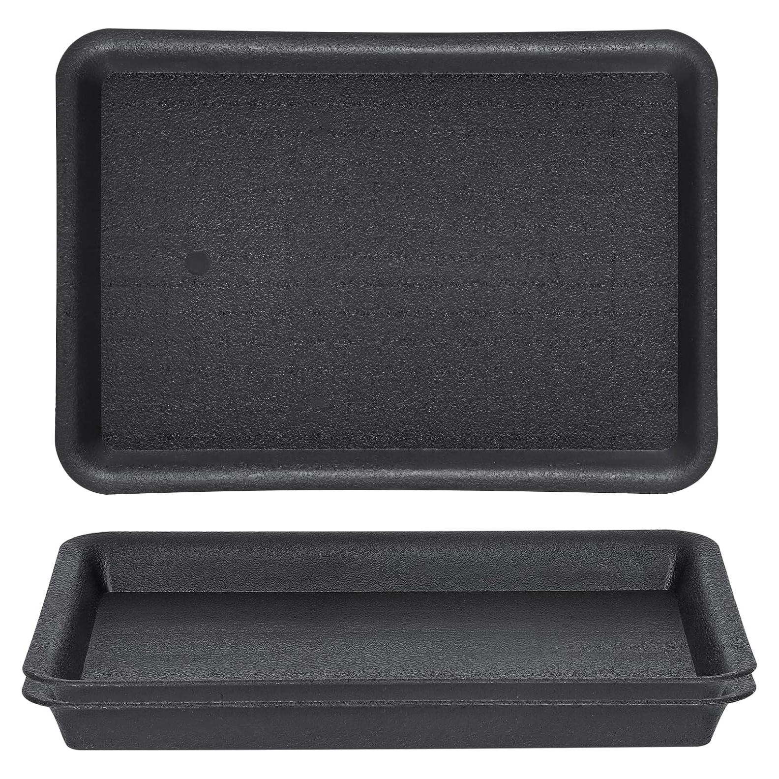 Bandeja de Drenaje para Macetas GREANER 33 cm Negra - 3 Piezas