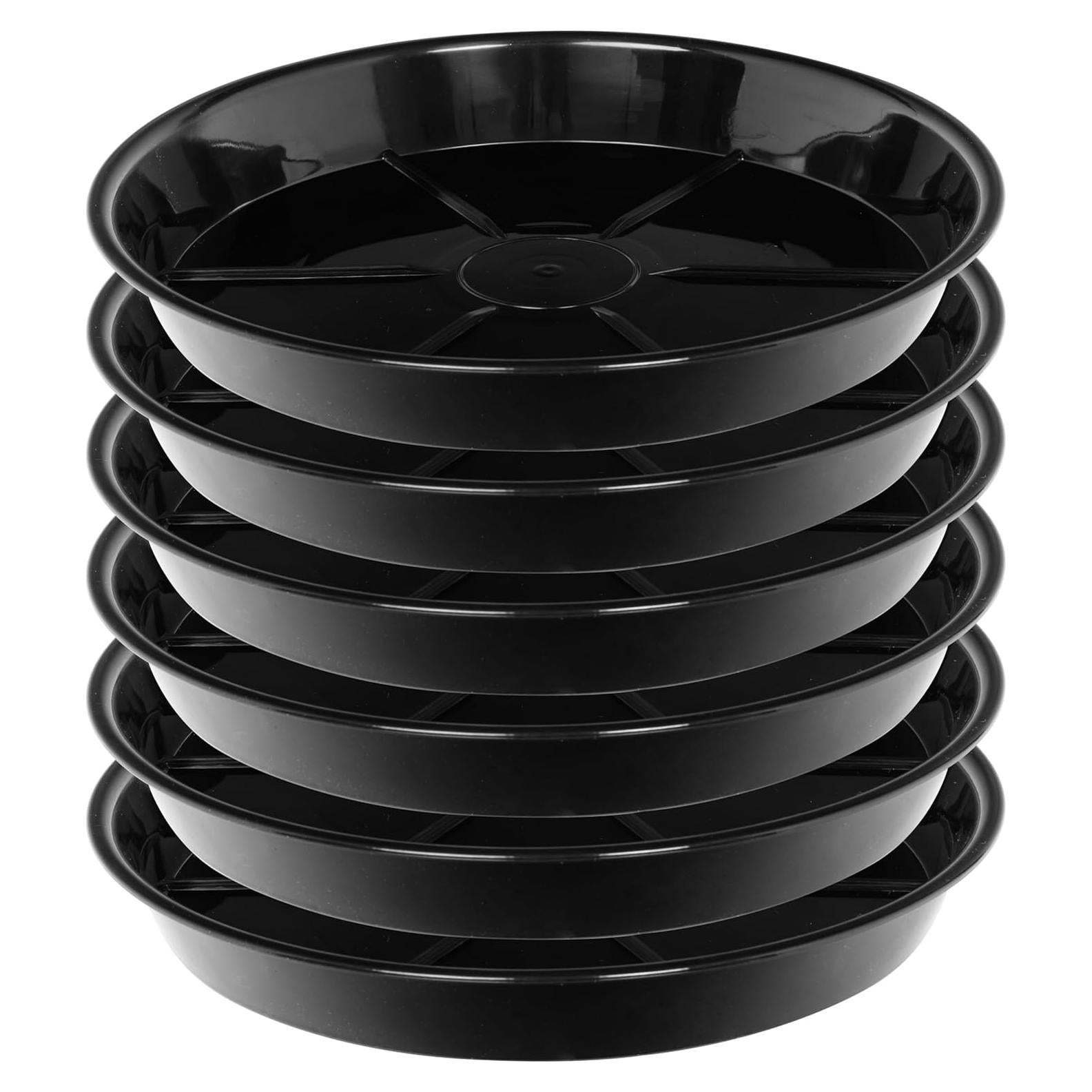 Plato para Plantas 10" NIMYAU - 6 Paquetes de Plástico