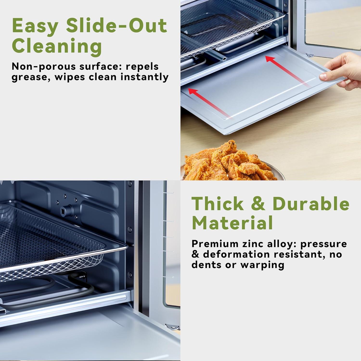 Bandeja de migas de repuesto Emeril Lagasse 25 Qt con 4 forros