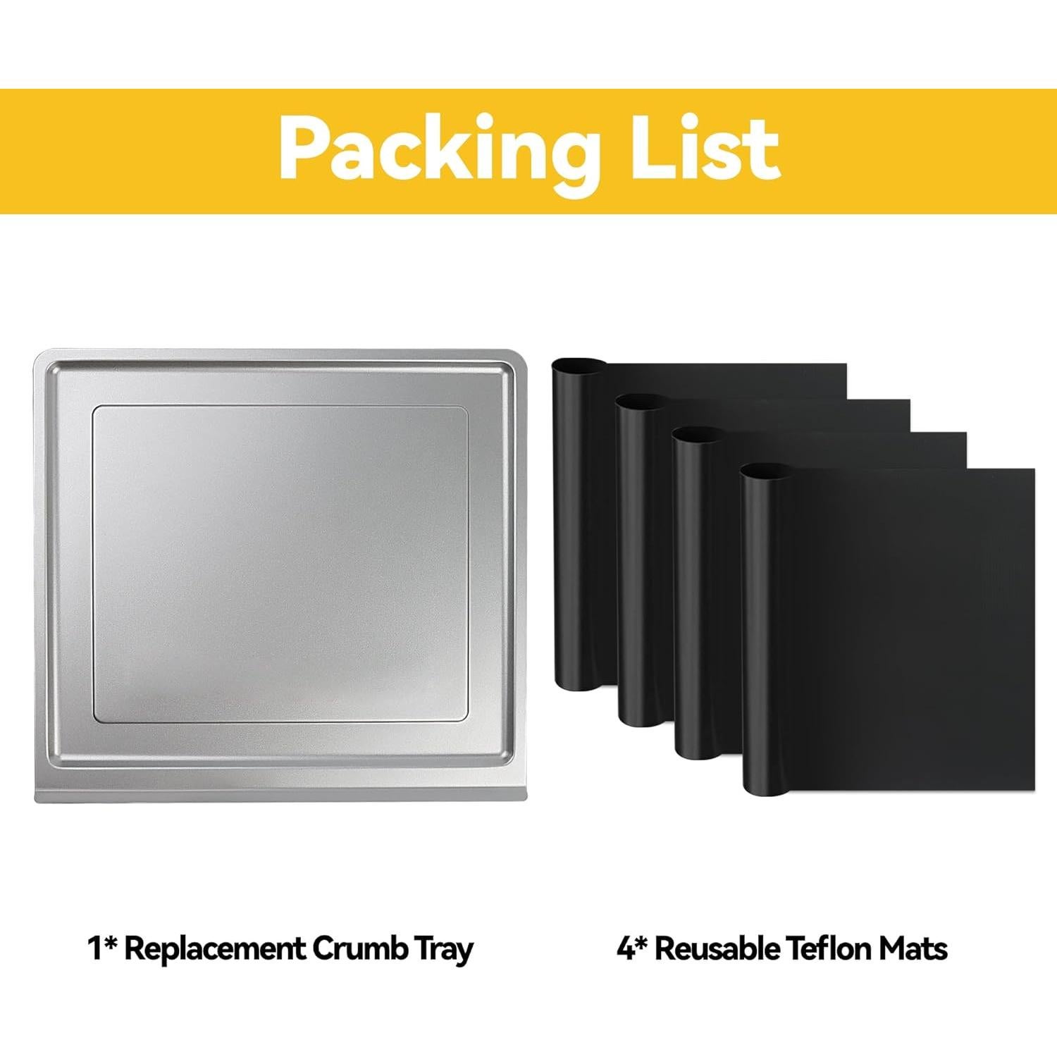 Bandeja de migas de repuesto Emeril Lagasse 25 Qt con 4 forros