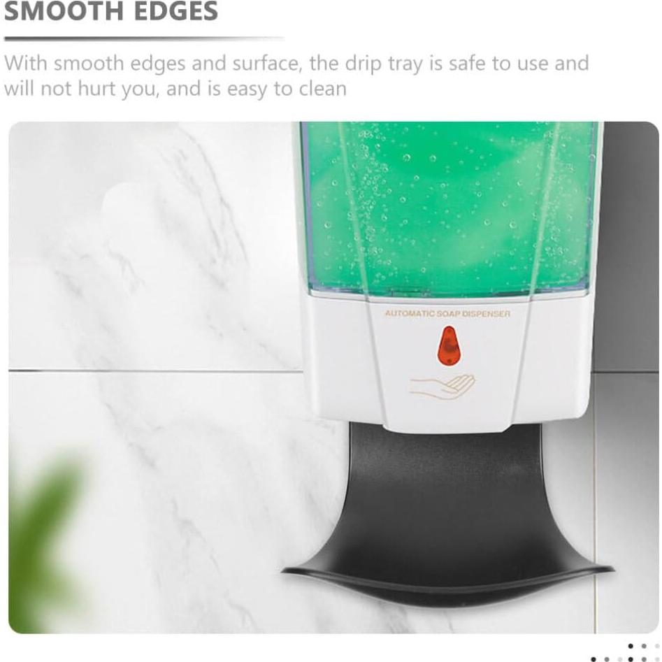 Soporte de Dispensador de Jabón YARNOW 4 Piezas Negro