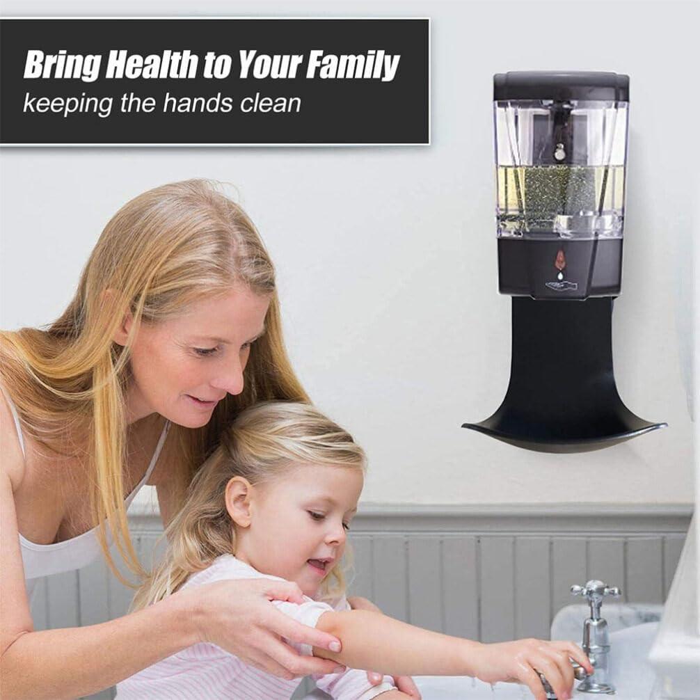 Soporte de Dispensador de Jabón YARNOW 4 Piezas Negro