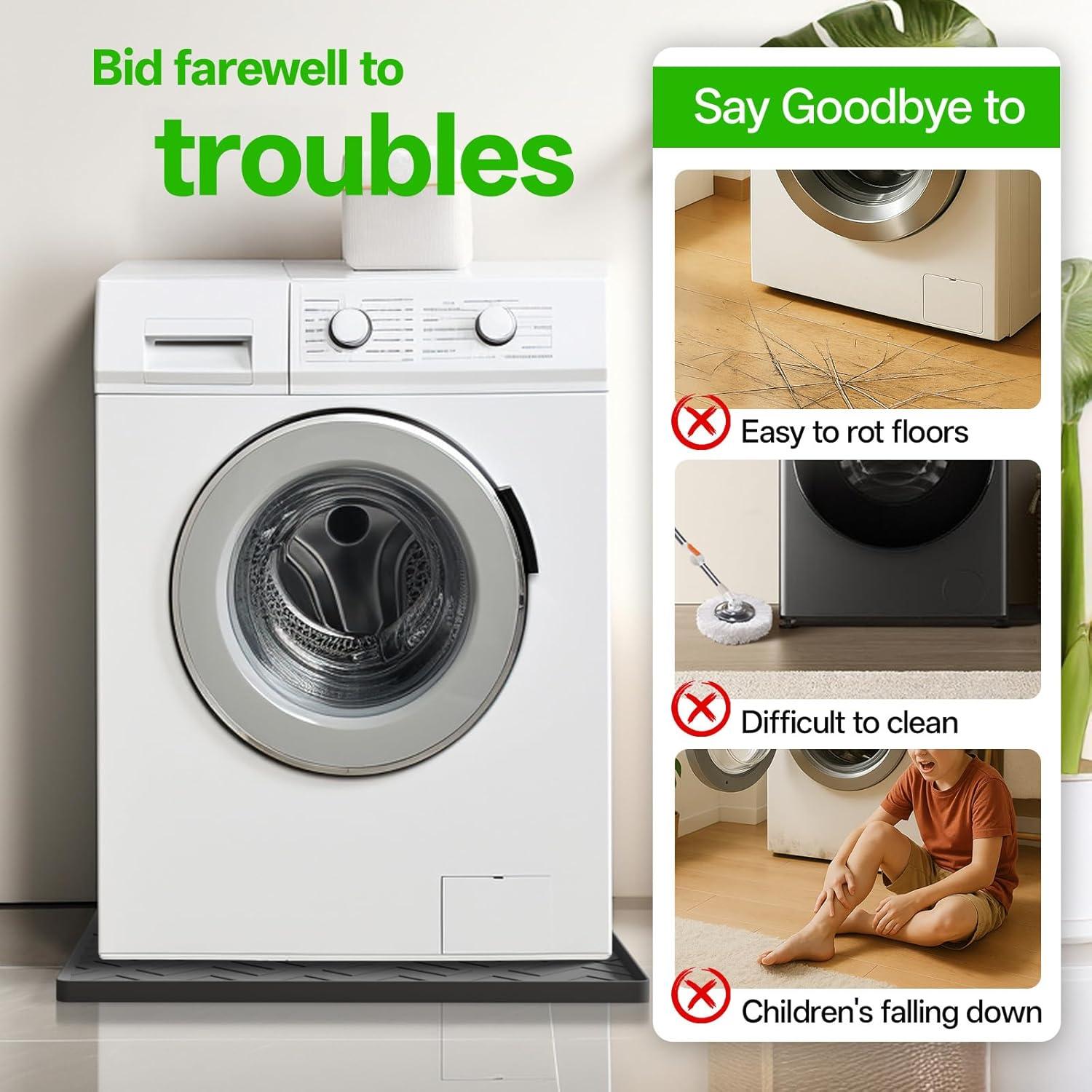 Bandeja de Drenaje para Lavadora EWX 67.3x67.3 cm Antivibración