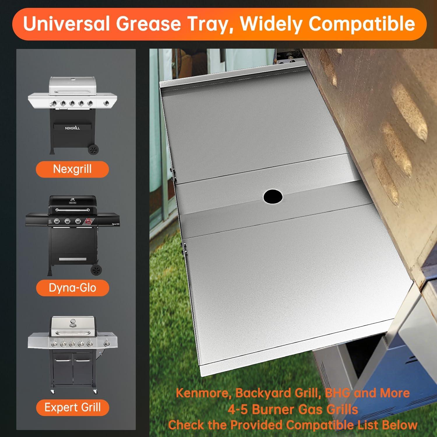 Bandeja de Goteo Universal Parilla Dyna Glo 24-30" Ajustable