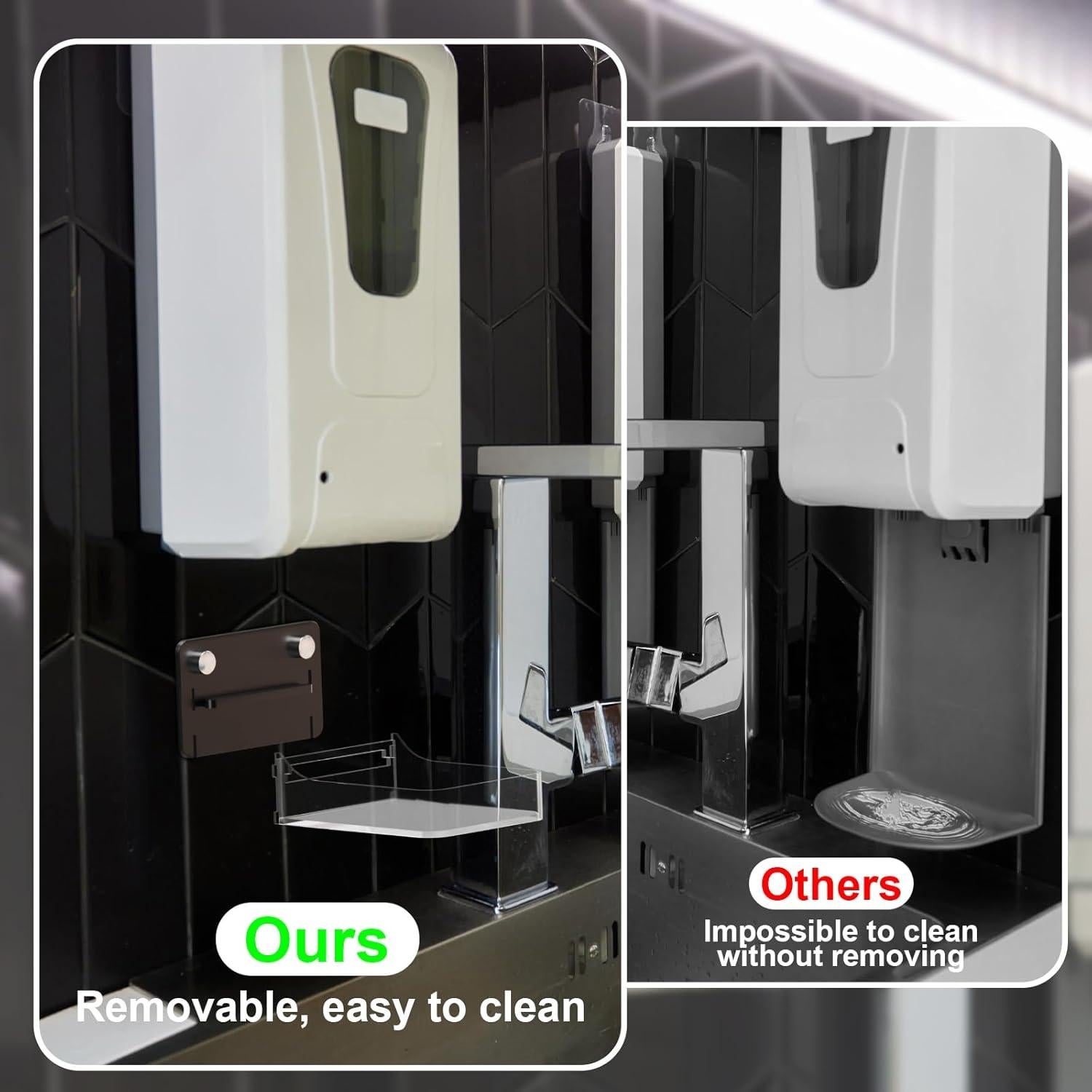 Soporte Antigoteo para Dispensador de Jabón Homakover 12.7x9.1cm