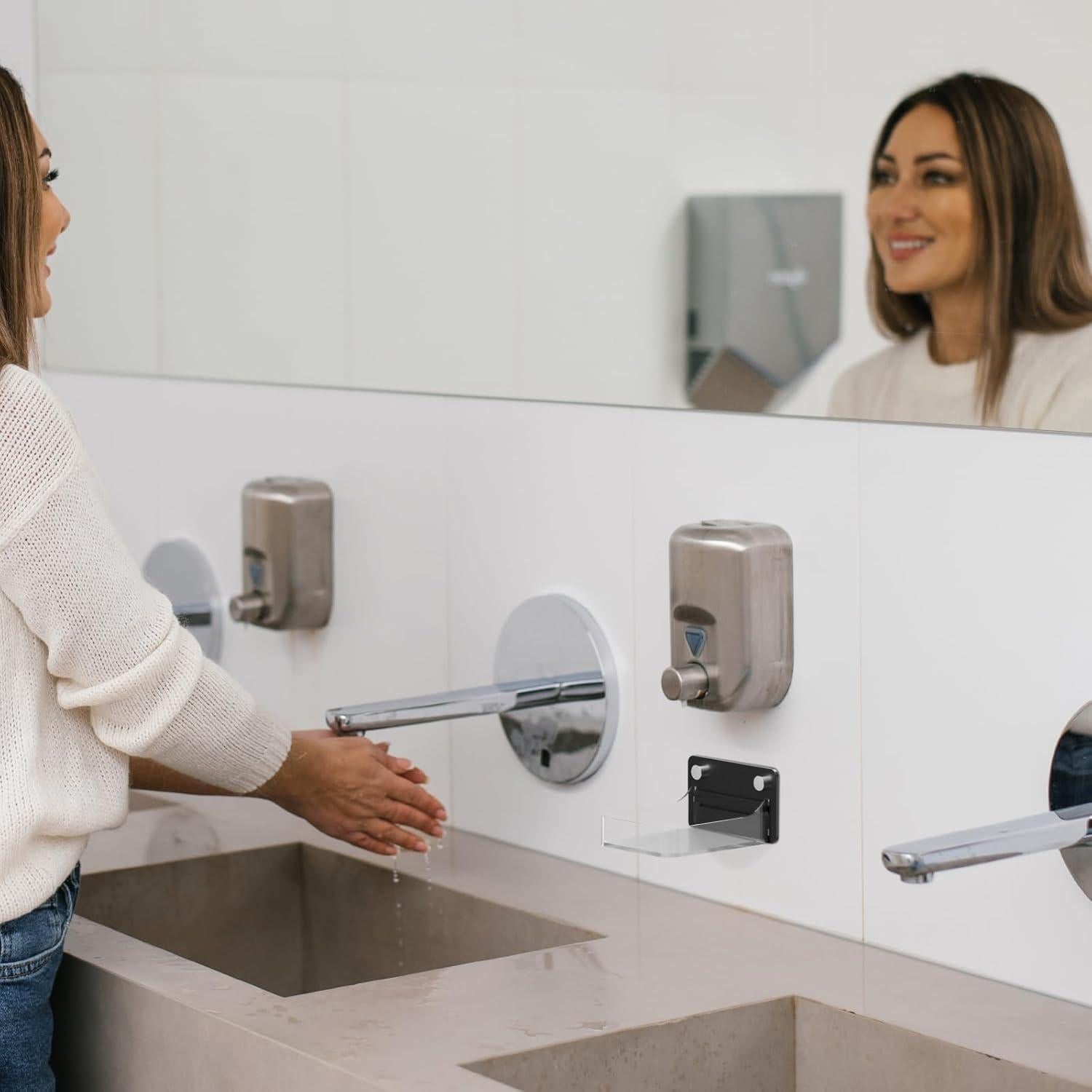 Soporte Antigoteo para Dispensador de Jabón Homakover 12.7x9.1cm