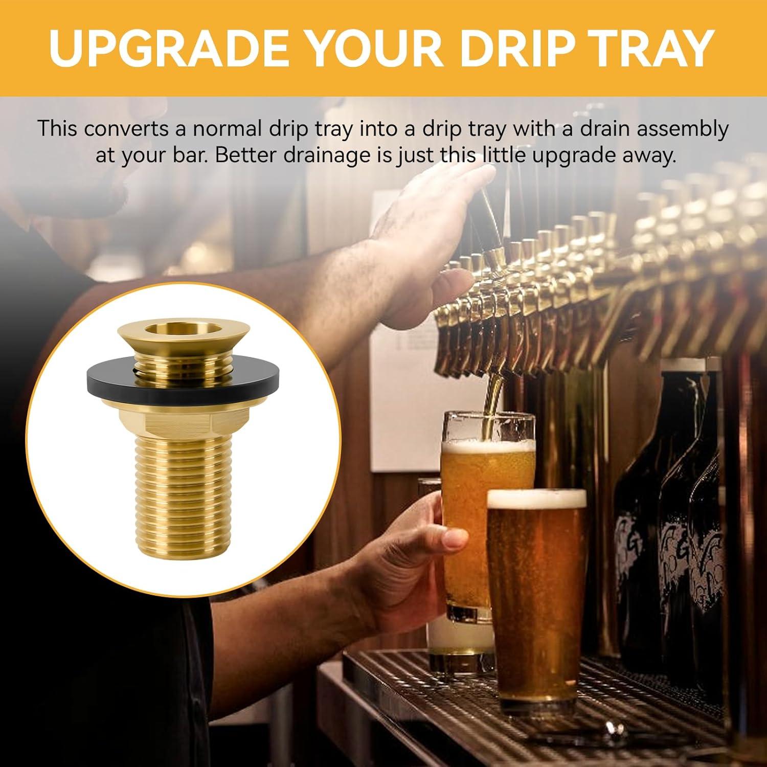 Conjunto de Drenaje de Bandeja de Goteo ERETOW 2" con NPT 1/2"