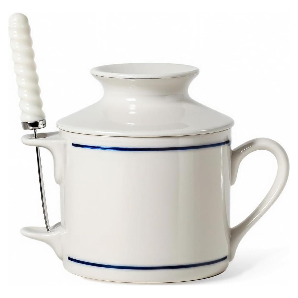 Crock de Mantequilla FUN ELEMENTS con Tapa y Cuchillo 113g