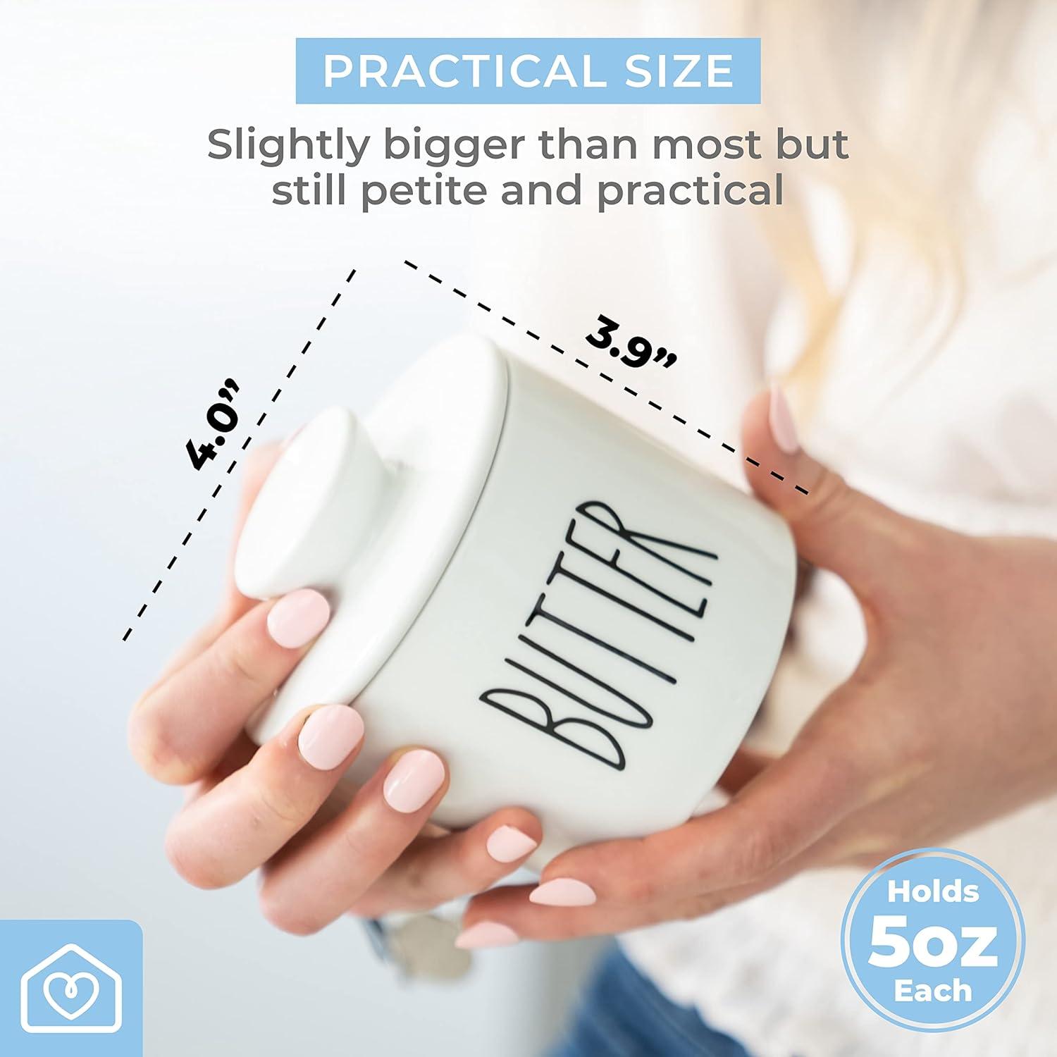 Crock de Mantequilla de Porcelana Heartland Home 142g