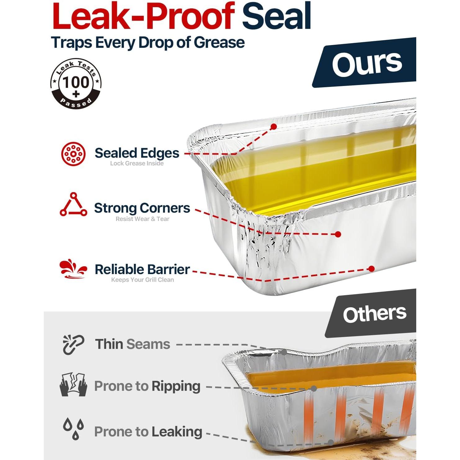 Forros de bandeja de goteo Traeger BAC404/BAC582 - 20 Piezas