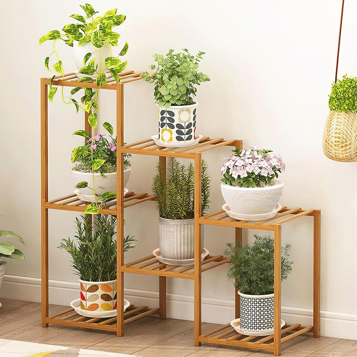 Plato para Plantas HQAUT 8 Pulgadas Paquete de 5 Transparentes