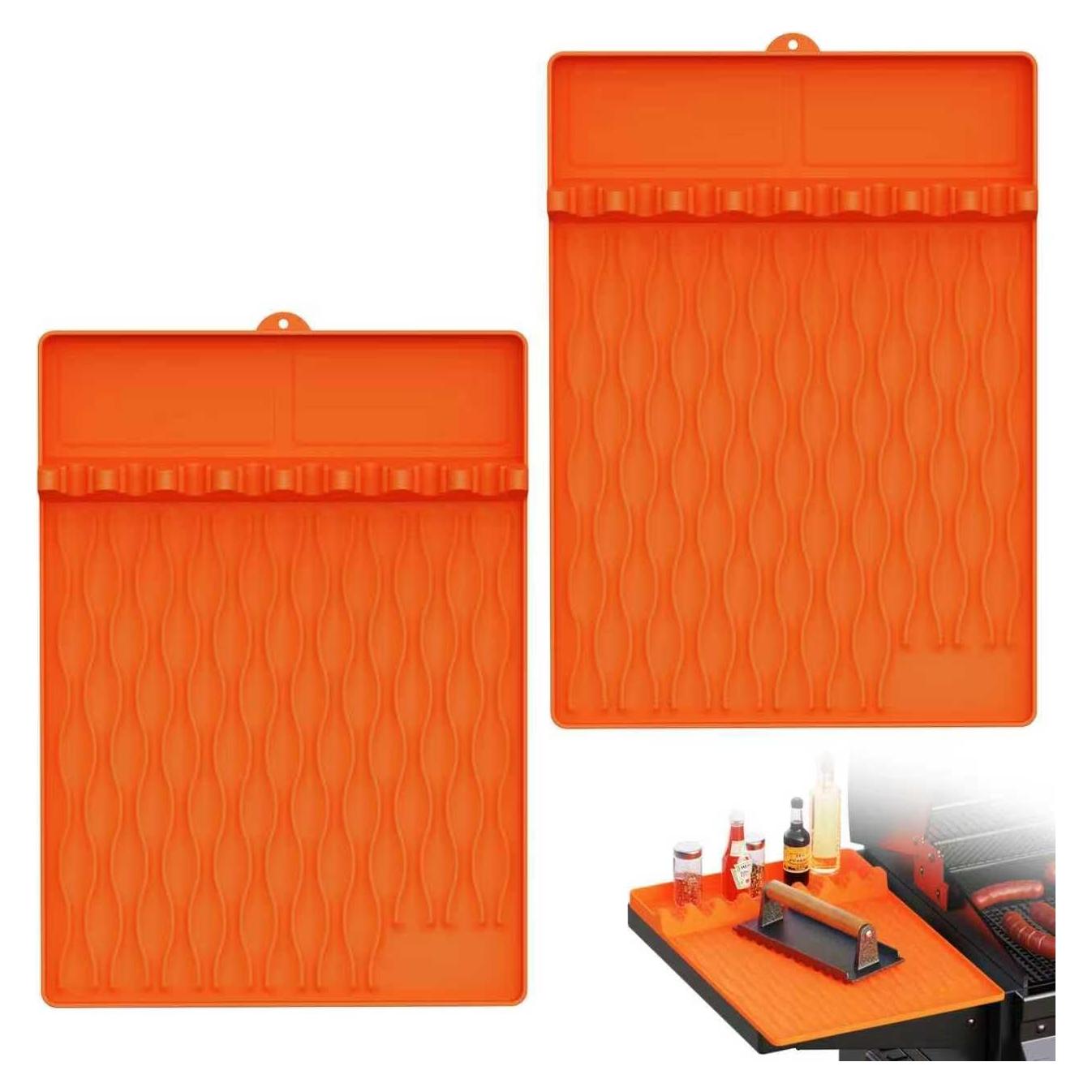 Juego de 2 Tapetes de Silicona YOUCHENGZHIFAN para BBQ 40.6x29.2cm