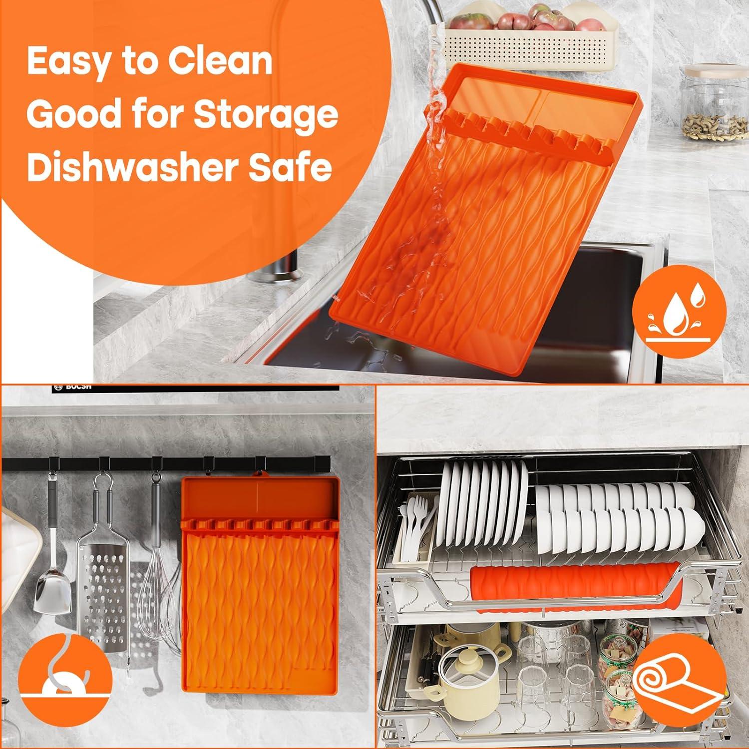 Juego de 2 Tapetes de Silicona YOUCHENGZHIFAN para BBQ 40.6x29.2cm