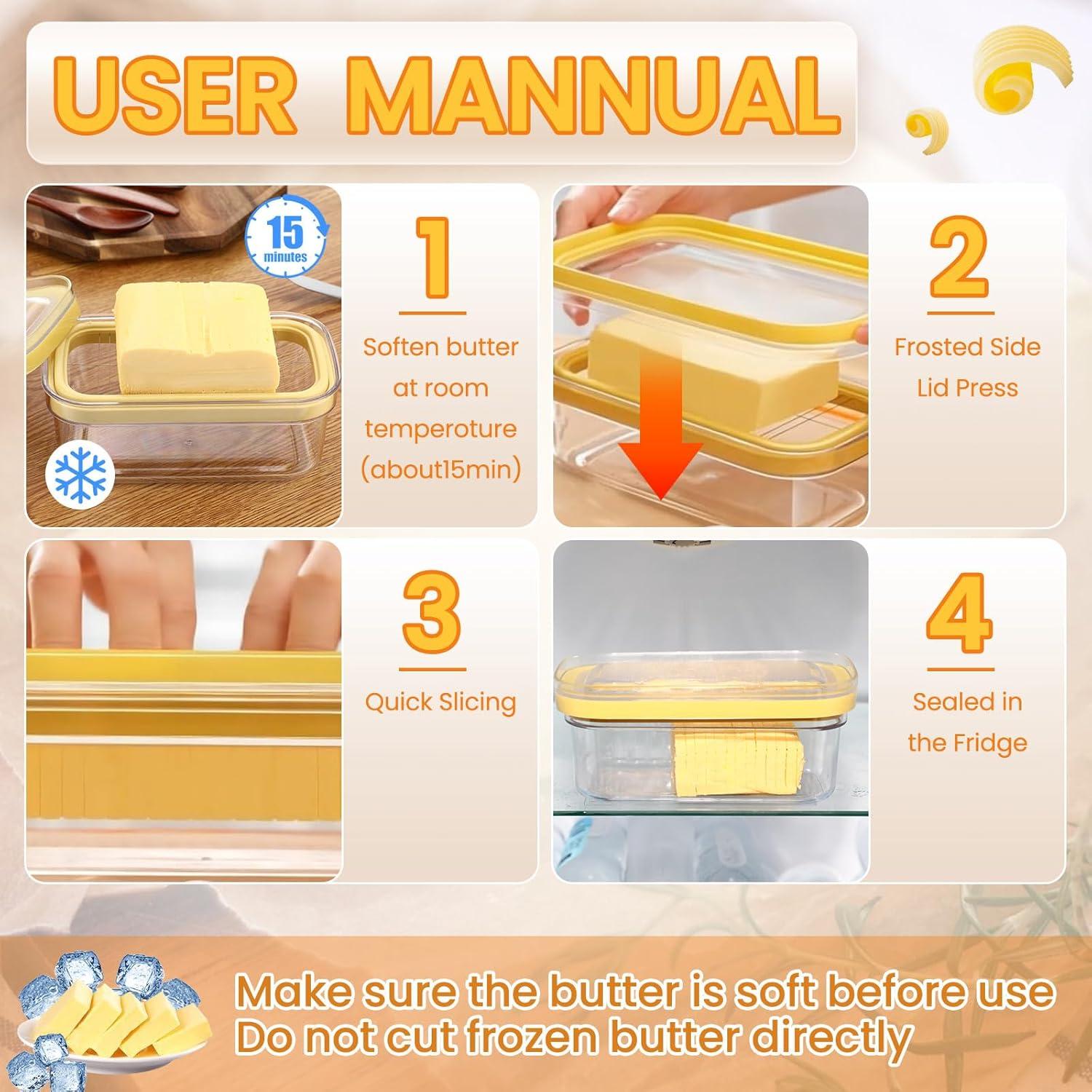 Set Cortador de Mantequilla con Contenedor y Pinzas Teenyyou