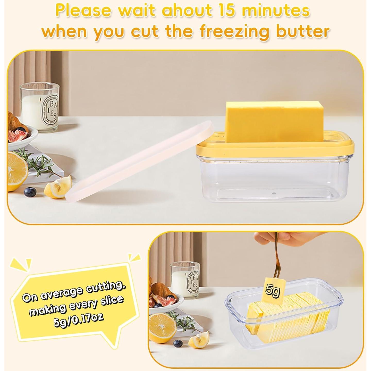 Contenedor de Mantequilla Hermético ELEGICKLIP con Cortador 220g