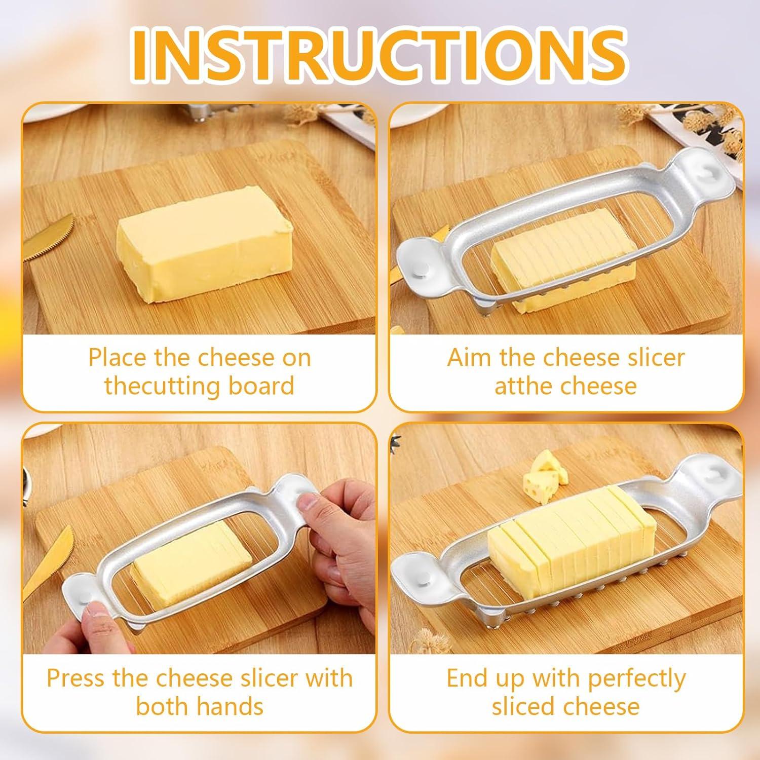 Cortador de Mantequilla QIYUDA de Acero Inoxidable 21.95 cm