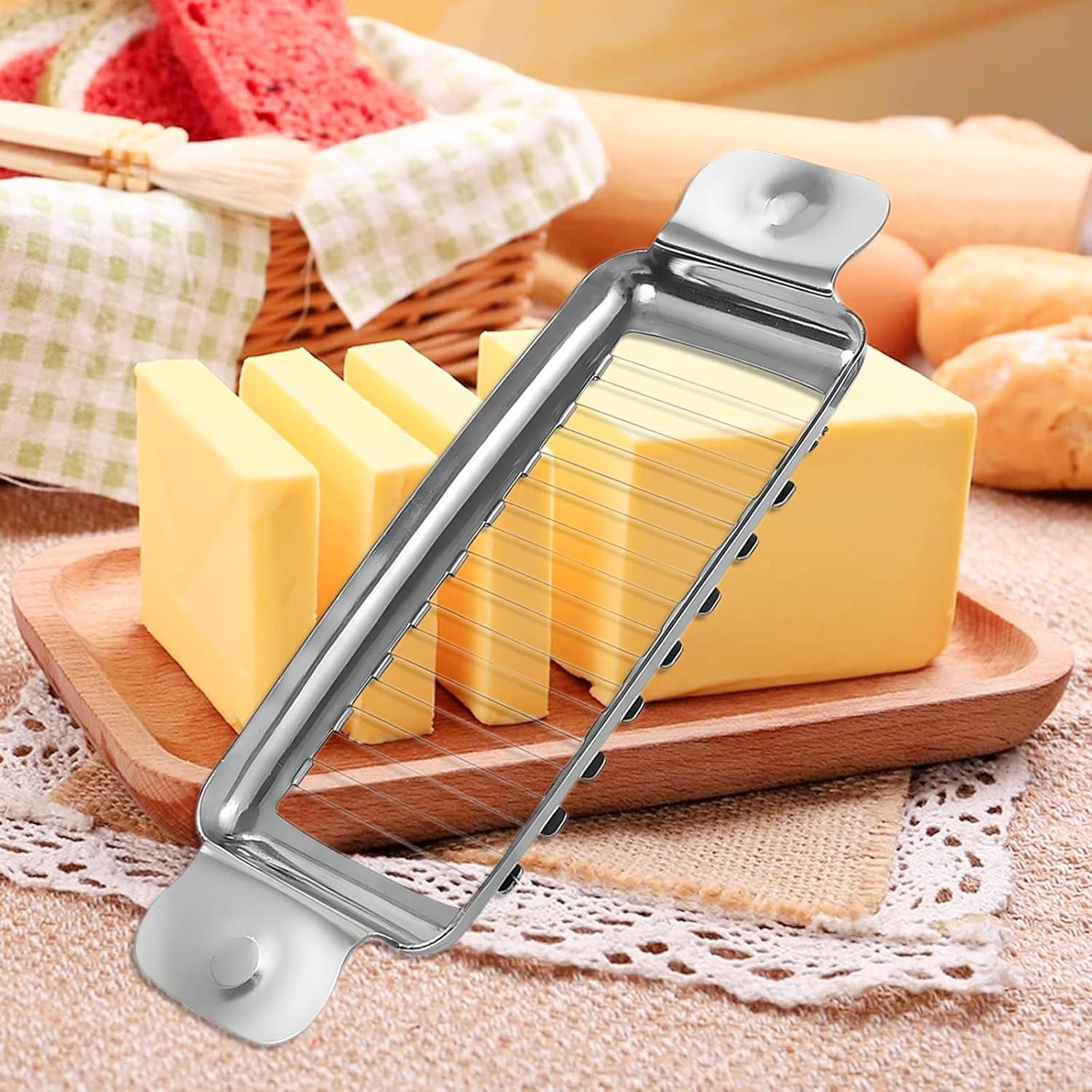 Cortador de Mantequilla QIYUDA de Acero Inoxidable 21.95 cm