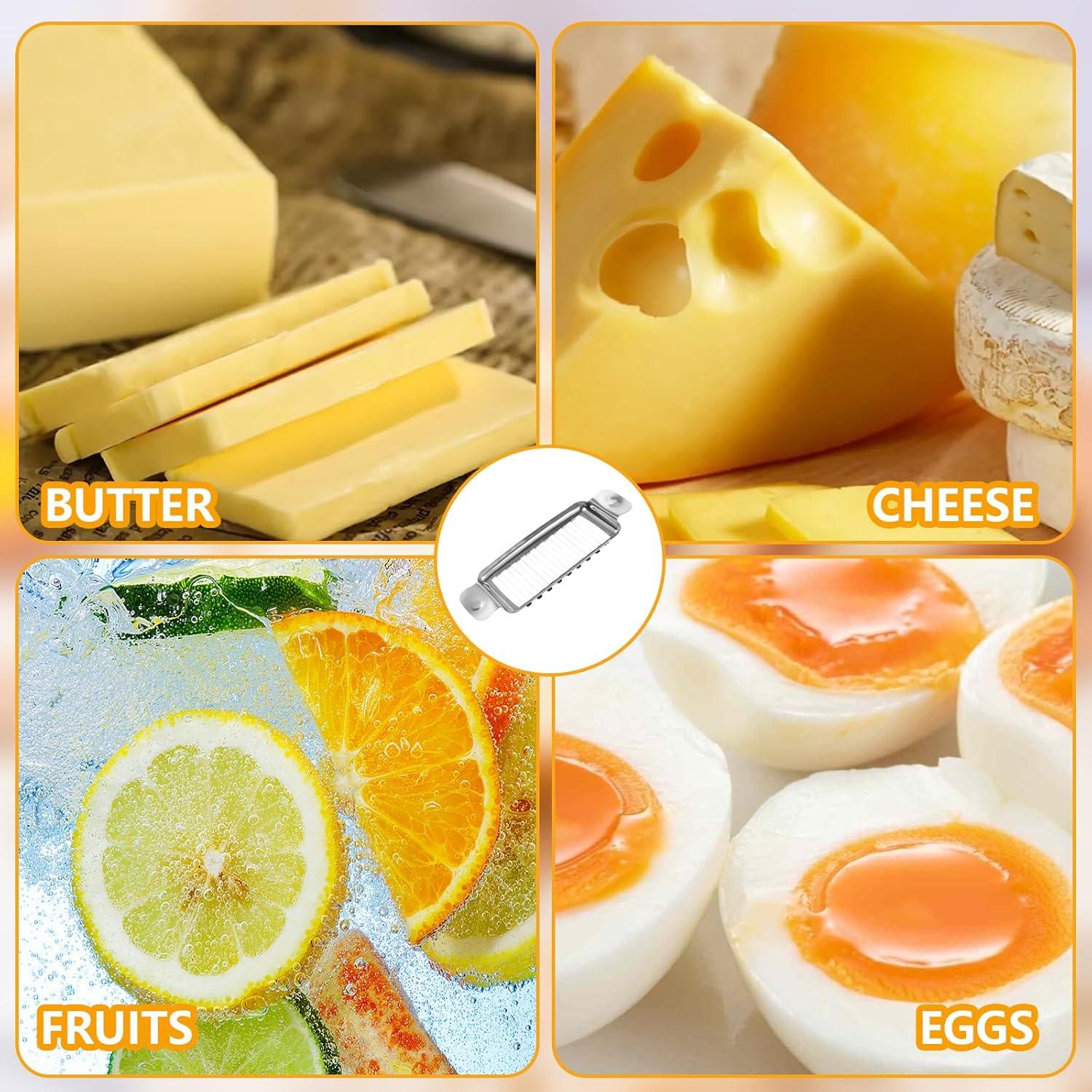 Cortador de Mantequilla QIYUDA de Acero Inoxidable 21.95 cm