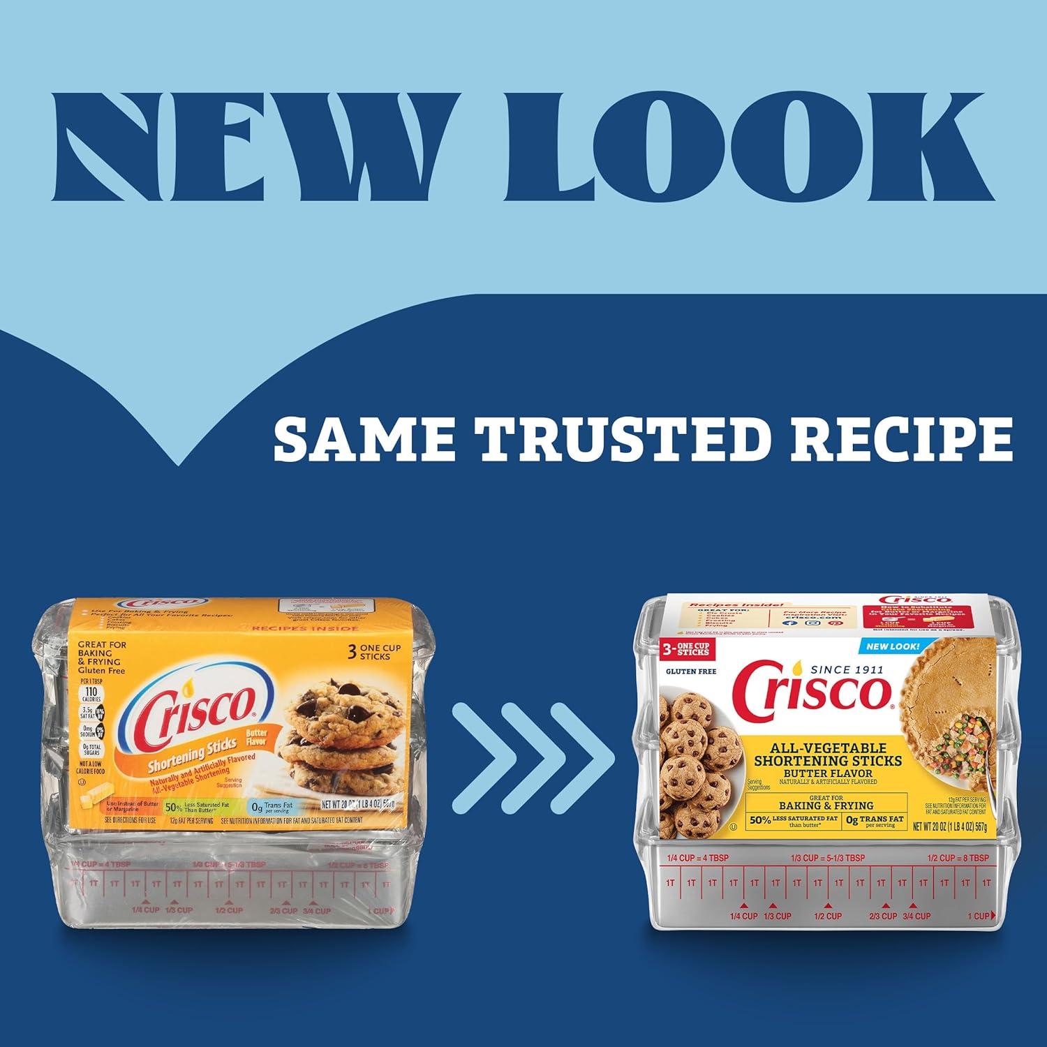 Crisco Acortamiento Vegetal Sabor Mantequilla 567g