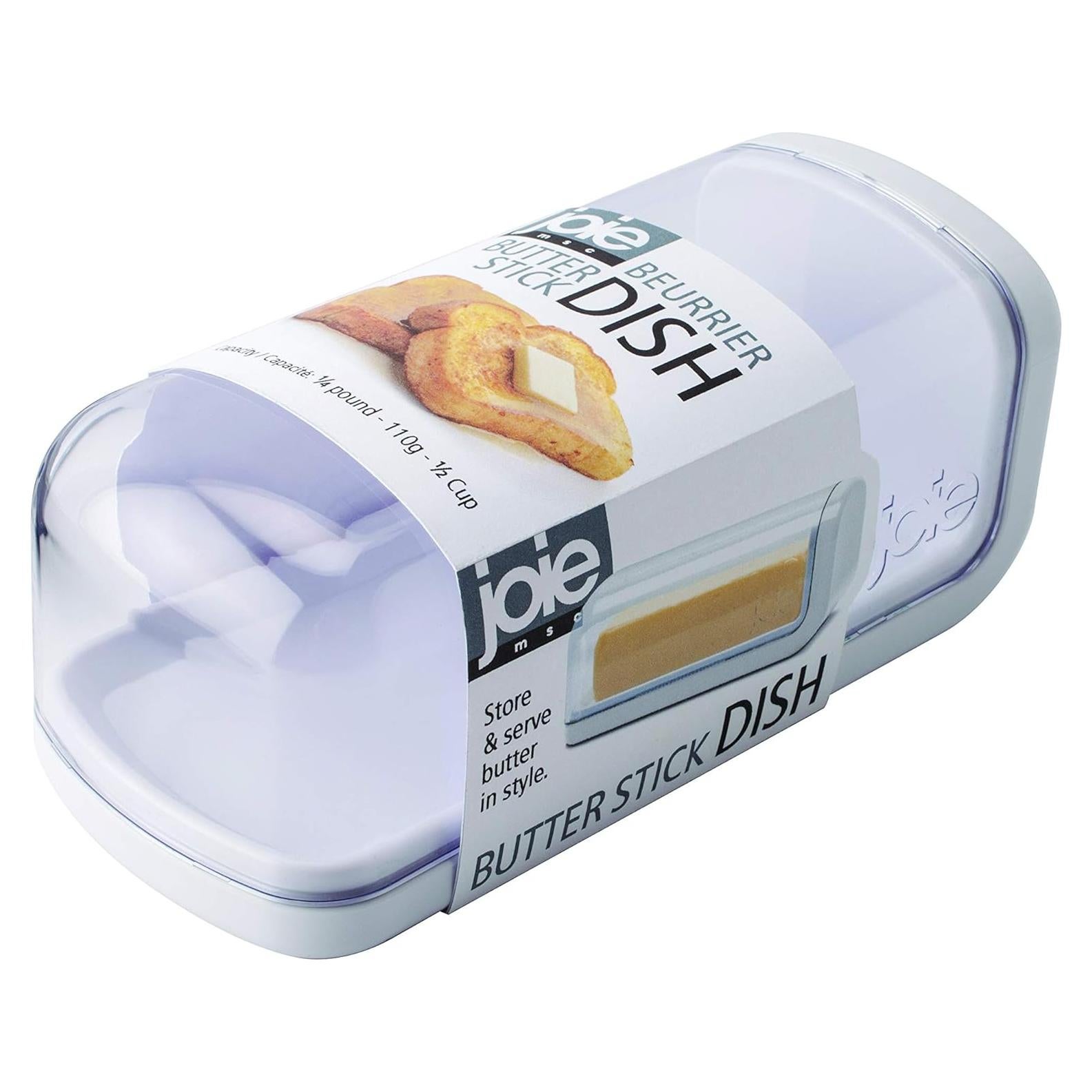 Plato de Mantequilla Joie con Tapa Transparente 113g