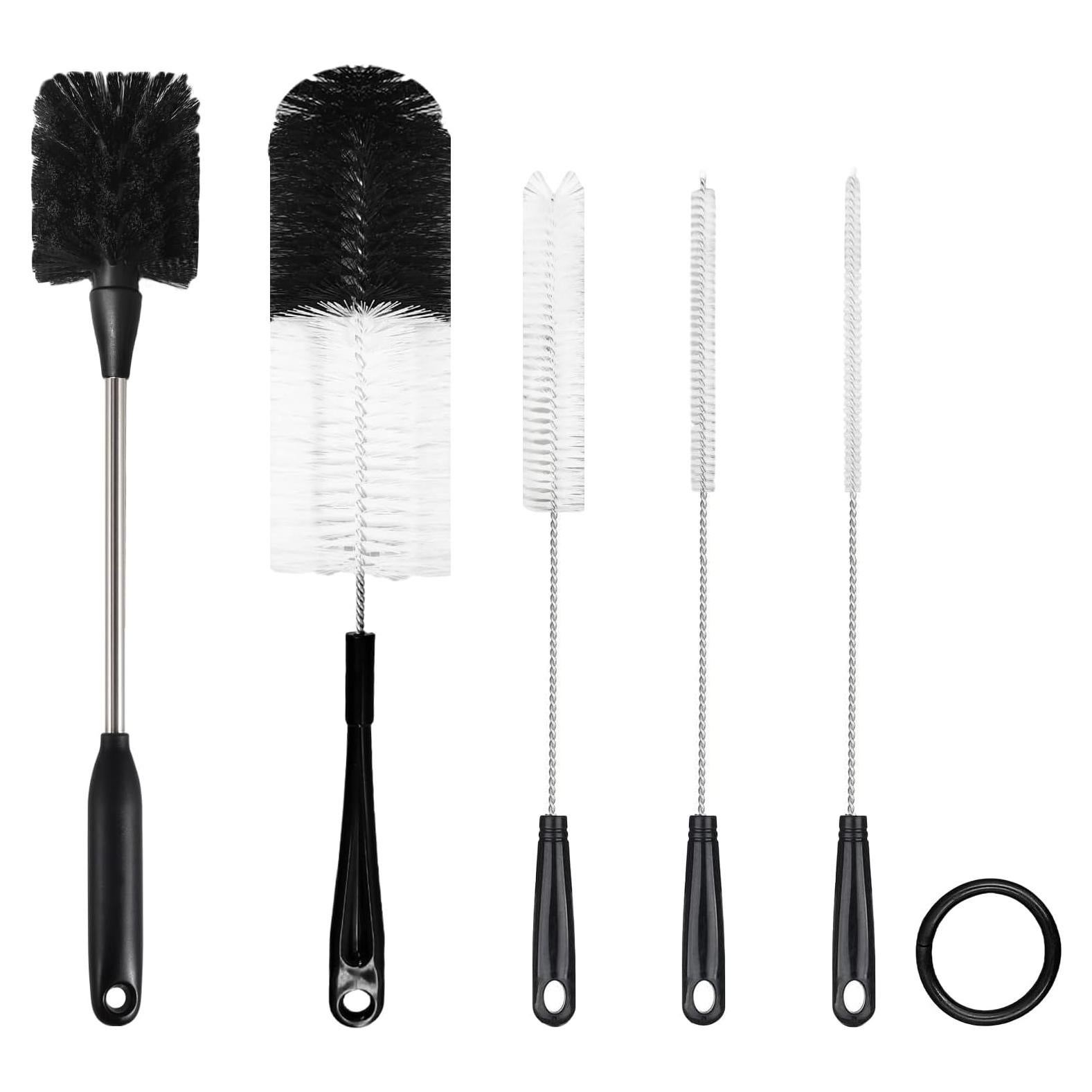 Juego de 5 cepillos de limpieza PZLife para botellas y pajitas