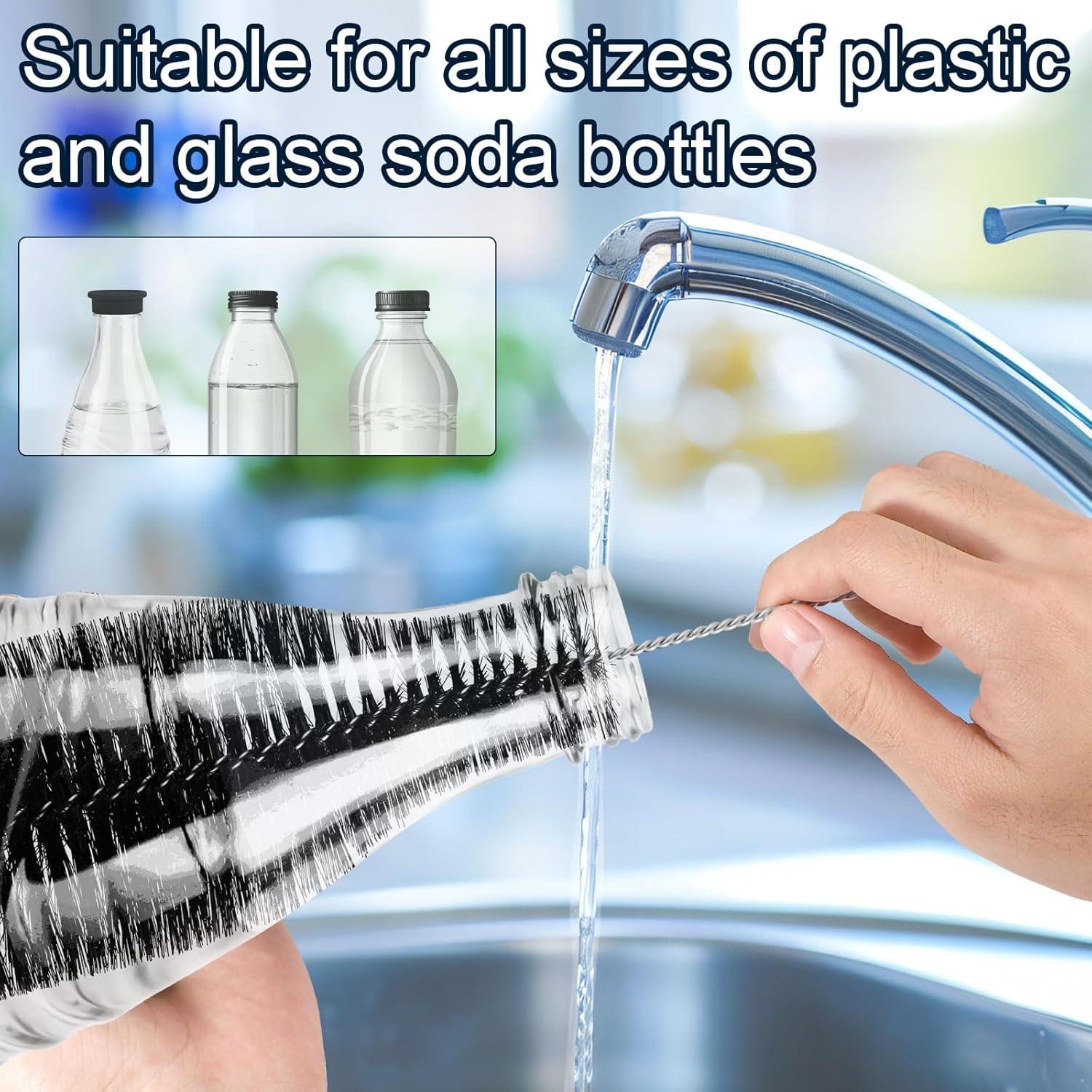 Cepillo de Limpieza para Botellas Tinoaly 34x9cm Nylon Suave