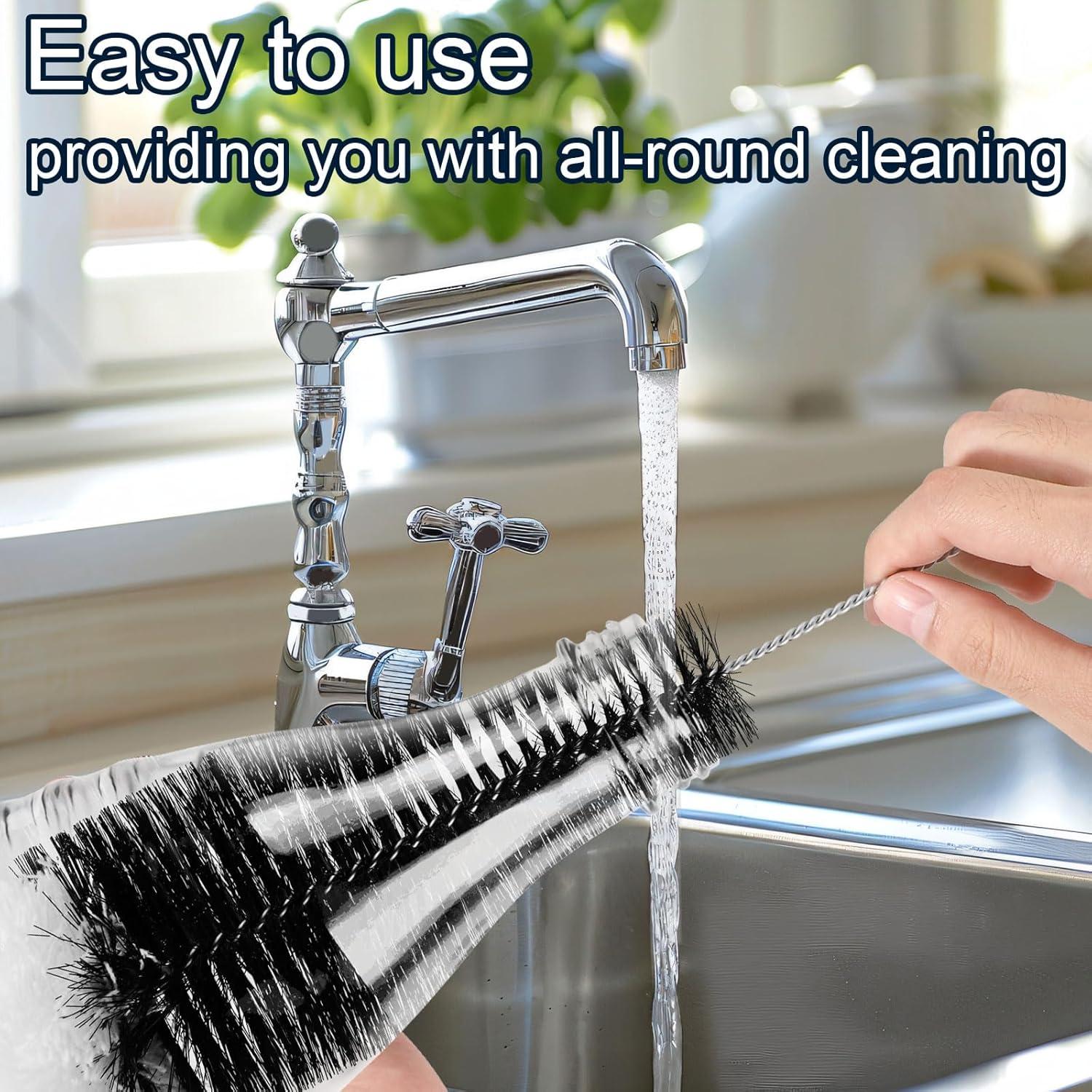 Cepillo de Limpieza para Botellas Tinoaly 34x9cm Nylon Suave