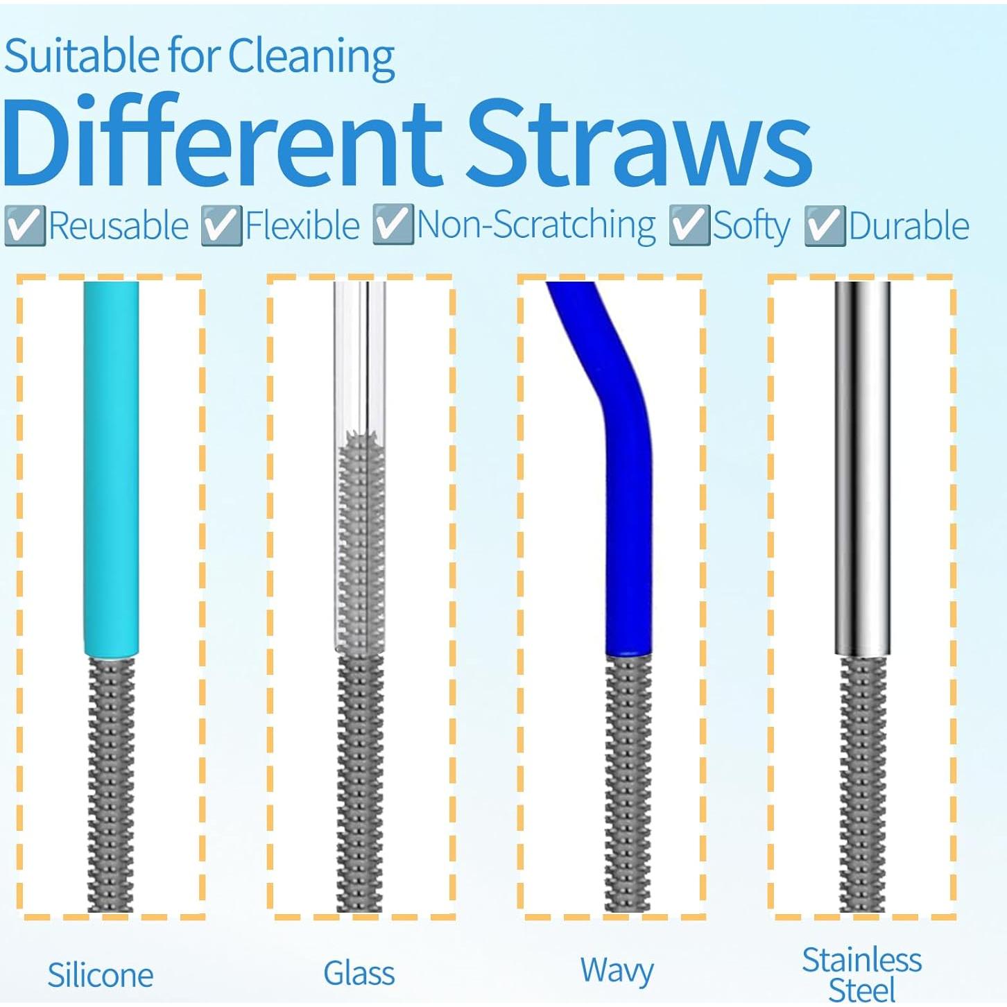 Set de cepillos de limpieza Fojaglad - 6 unidades de silicona