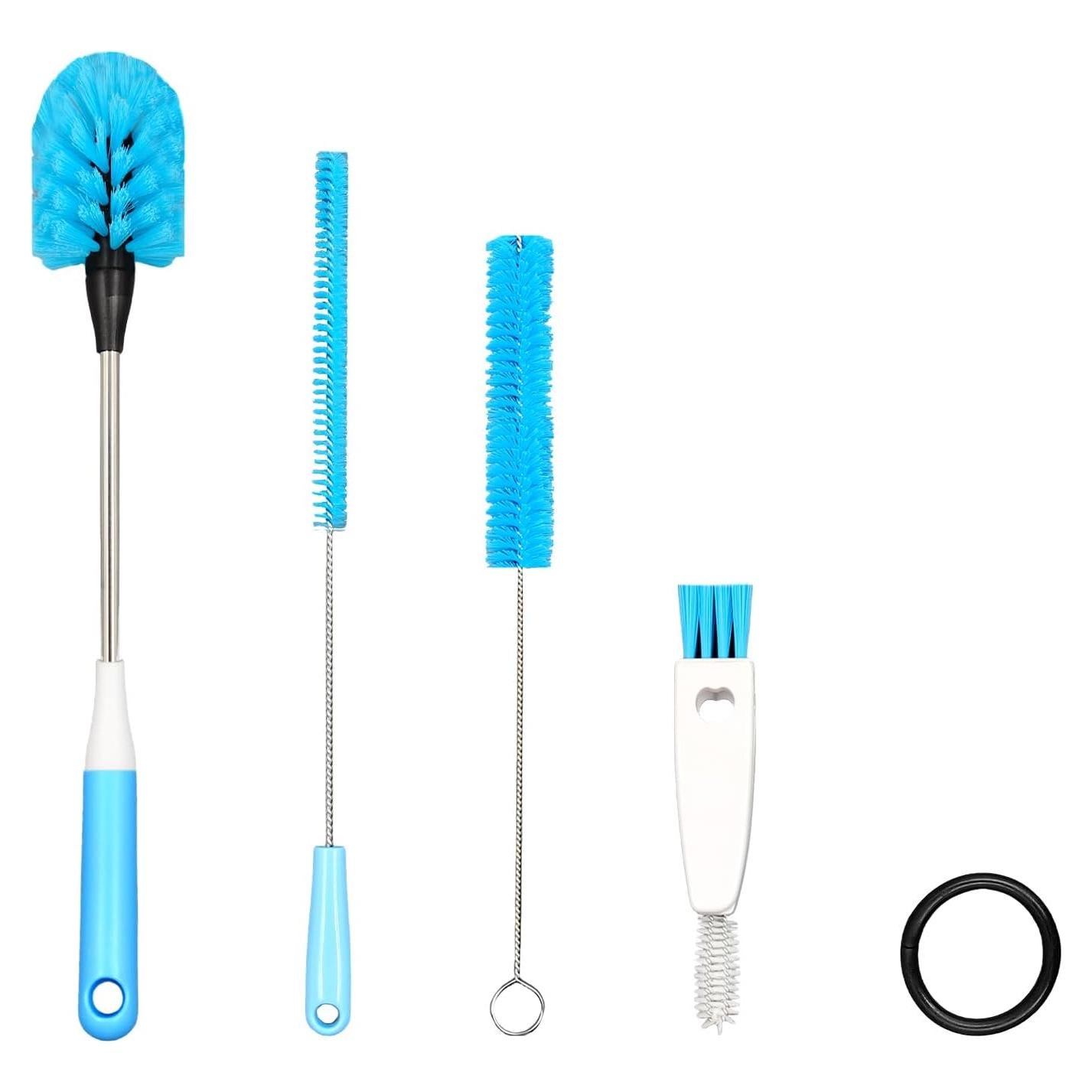Cepillo de Botellas 4 en 1 TooLe - Azul, 30.48 cm