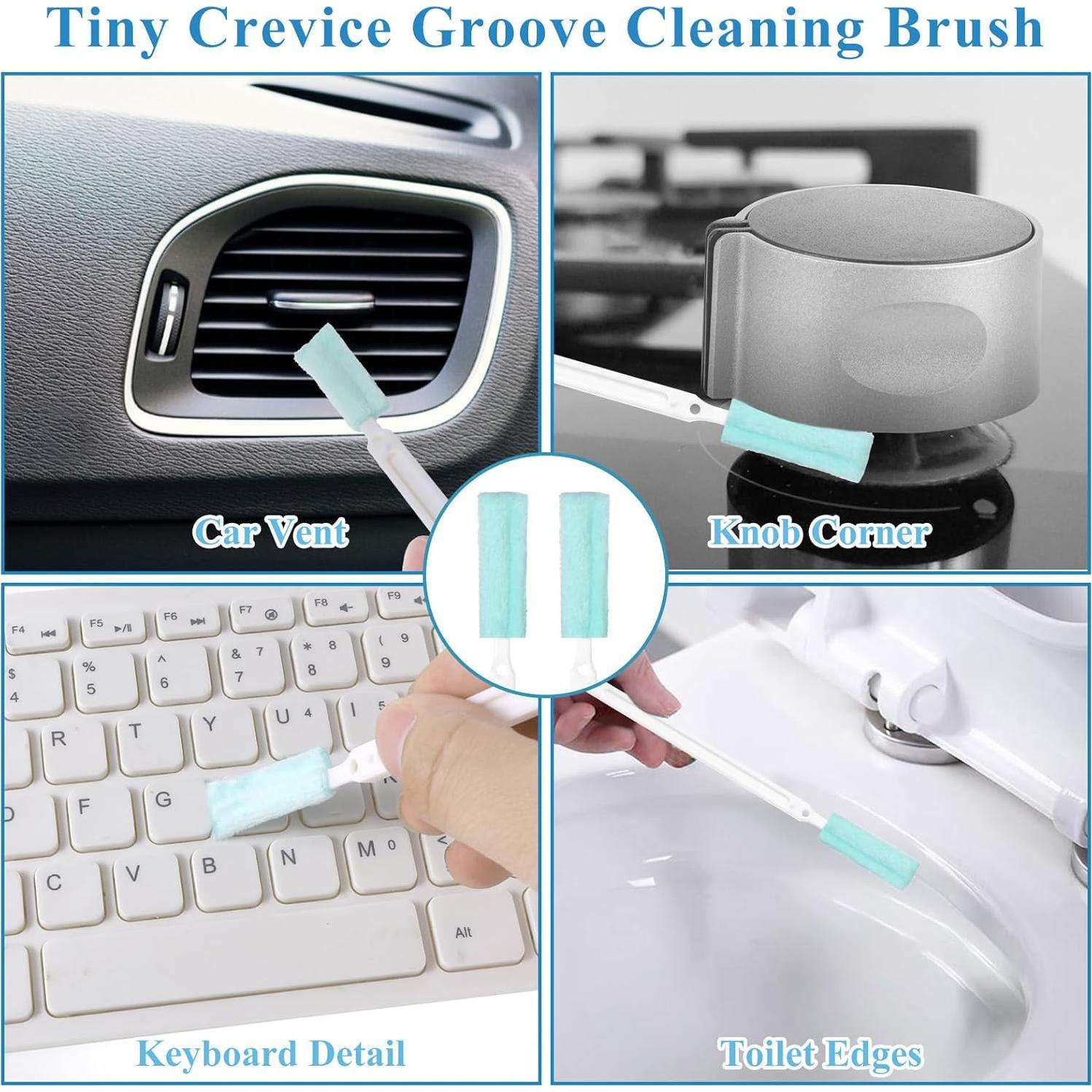 Juego de 8 Cepillos de Limpieza BOHUIZ para Espacios Reducidos