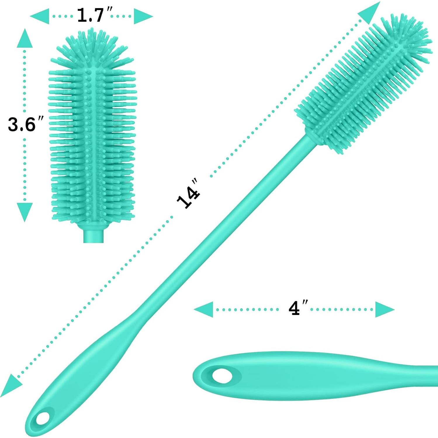Cepillo Limpiador de Botellas Purtribe con Mango Antideslizante