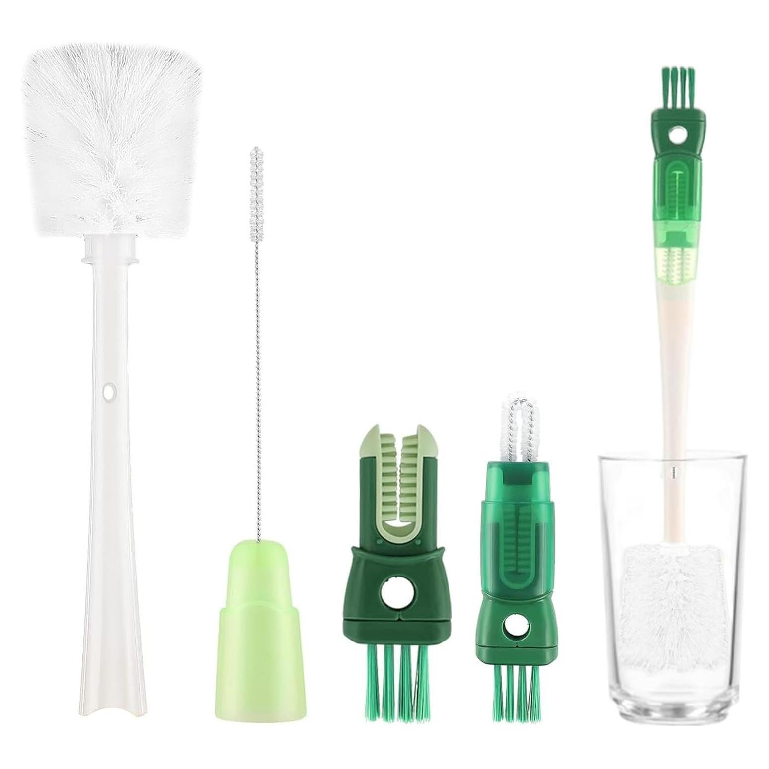 Cepillo Limpiador 5 en 1 BOBOAR para Botellas y Tazas