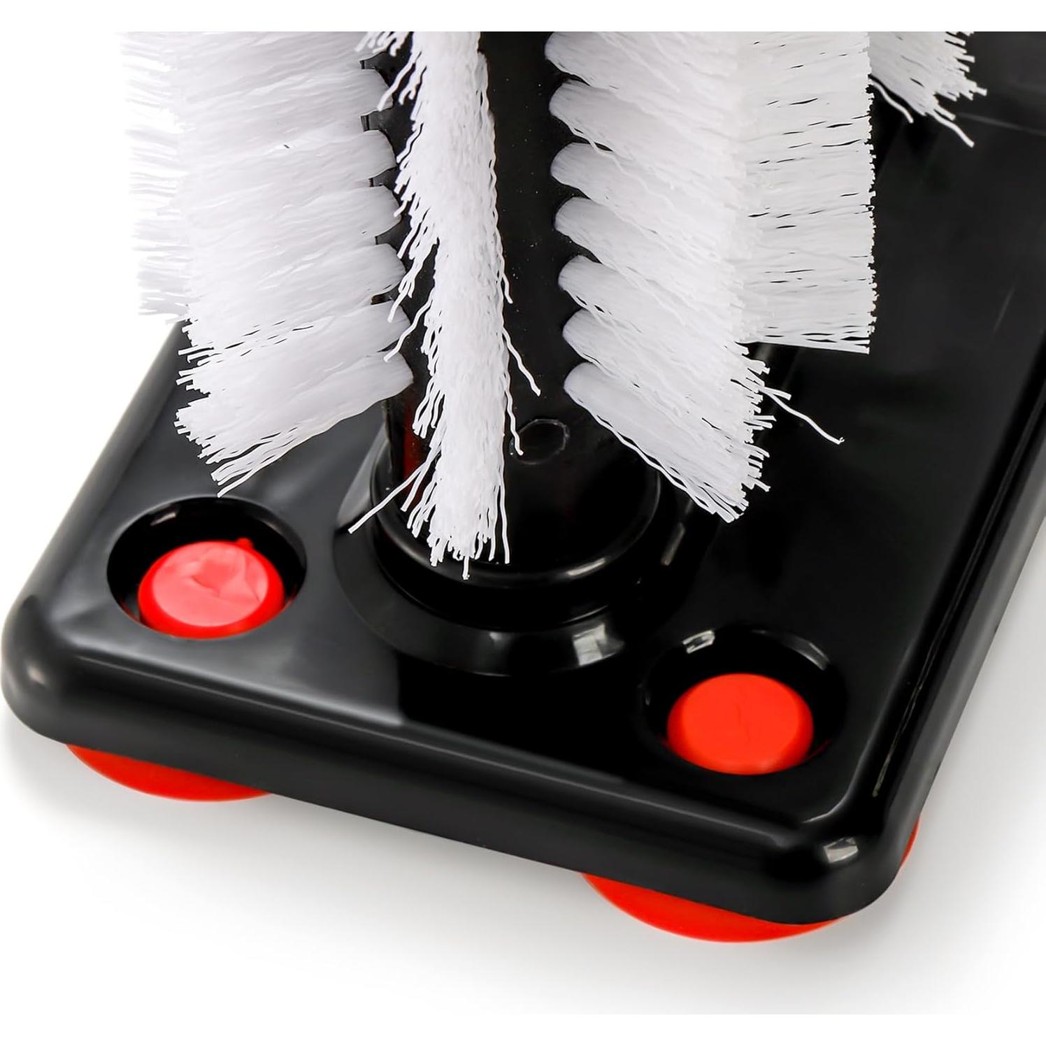 Cepillo Limpiador de Copas Yesland con Base de Succión 3 Cabezas