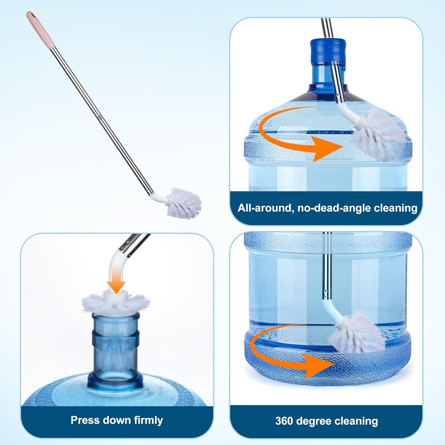 Juego de 2 Cepillos de Limpieza AQFTUSX para Botellas 66-74 cm