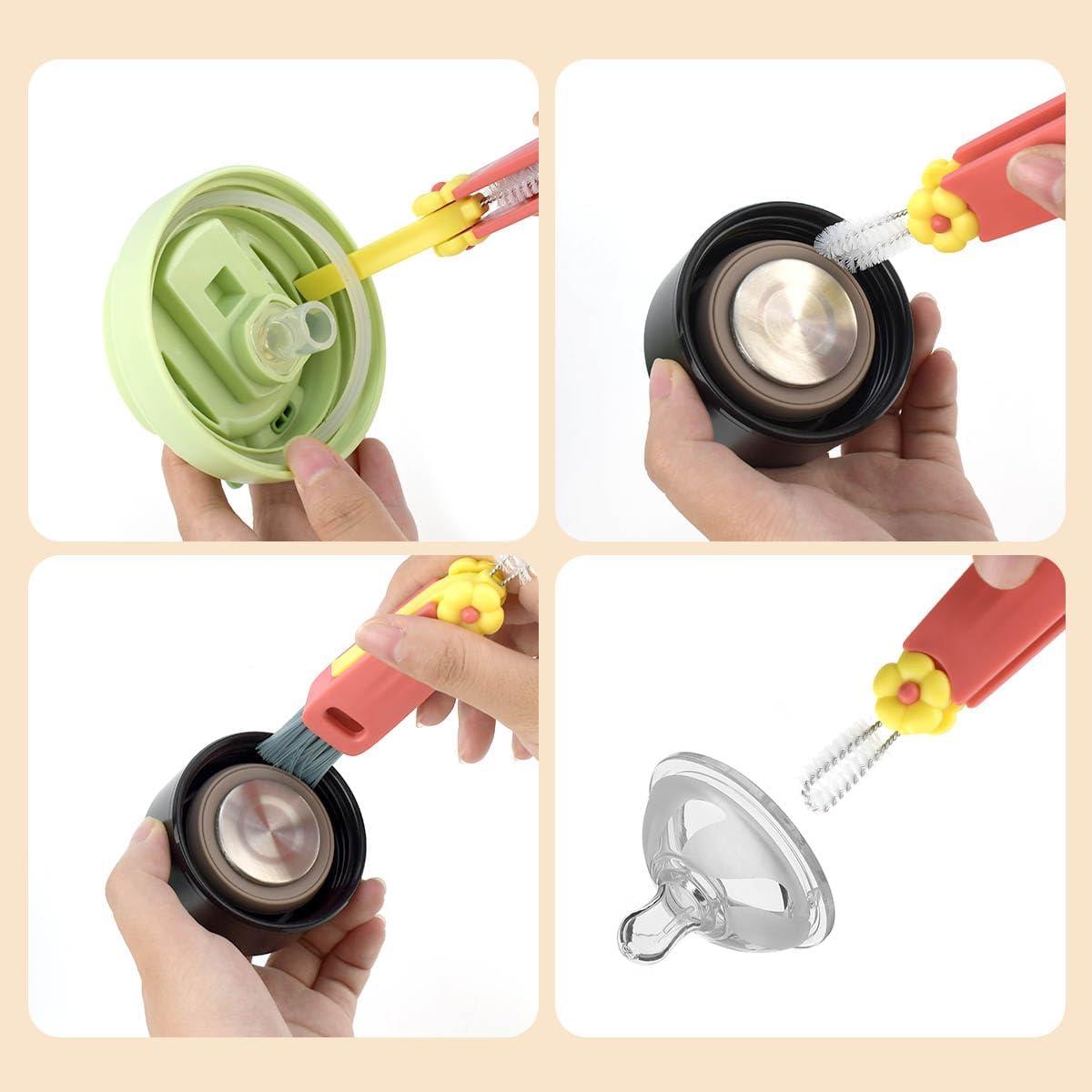 Cepillo de Limpieza 3 en 1 TKYPZY para Tazas y Botellas