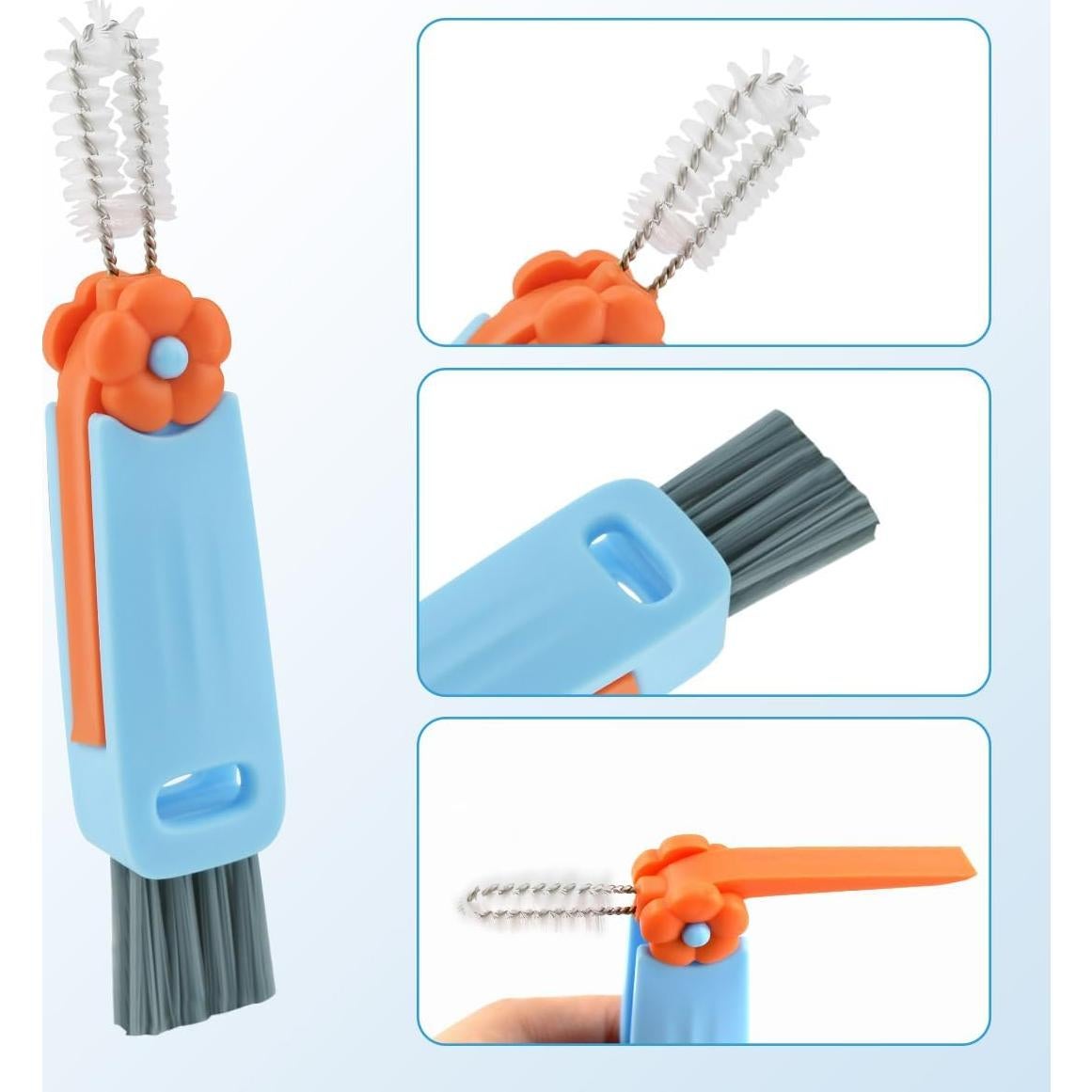 Cepillo de Limpieza 3 en 1 TKYPZY para Tazas y Botellas